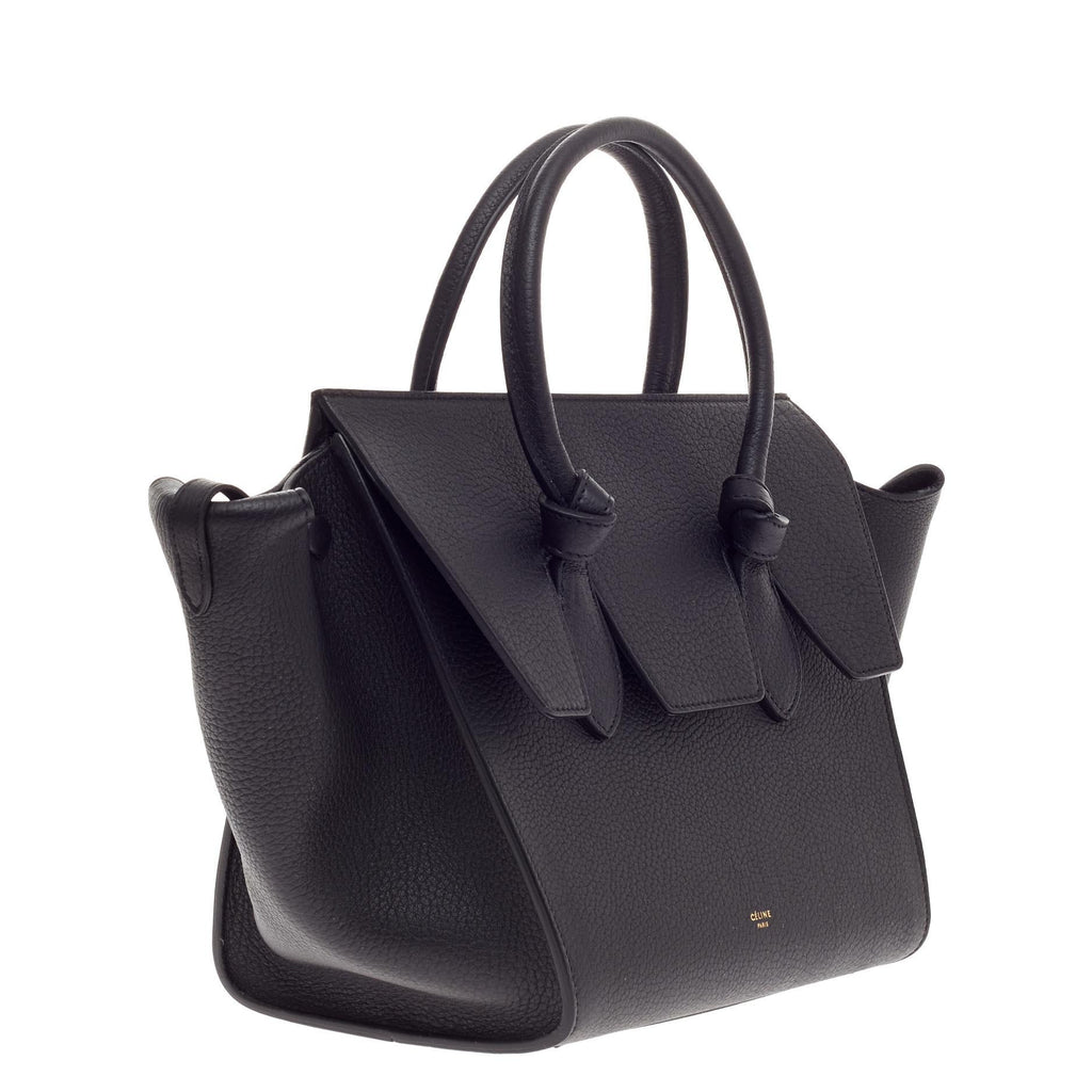 Tie Knot Tote Grainy Leather Mini