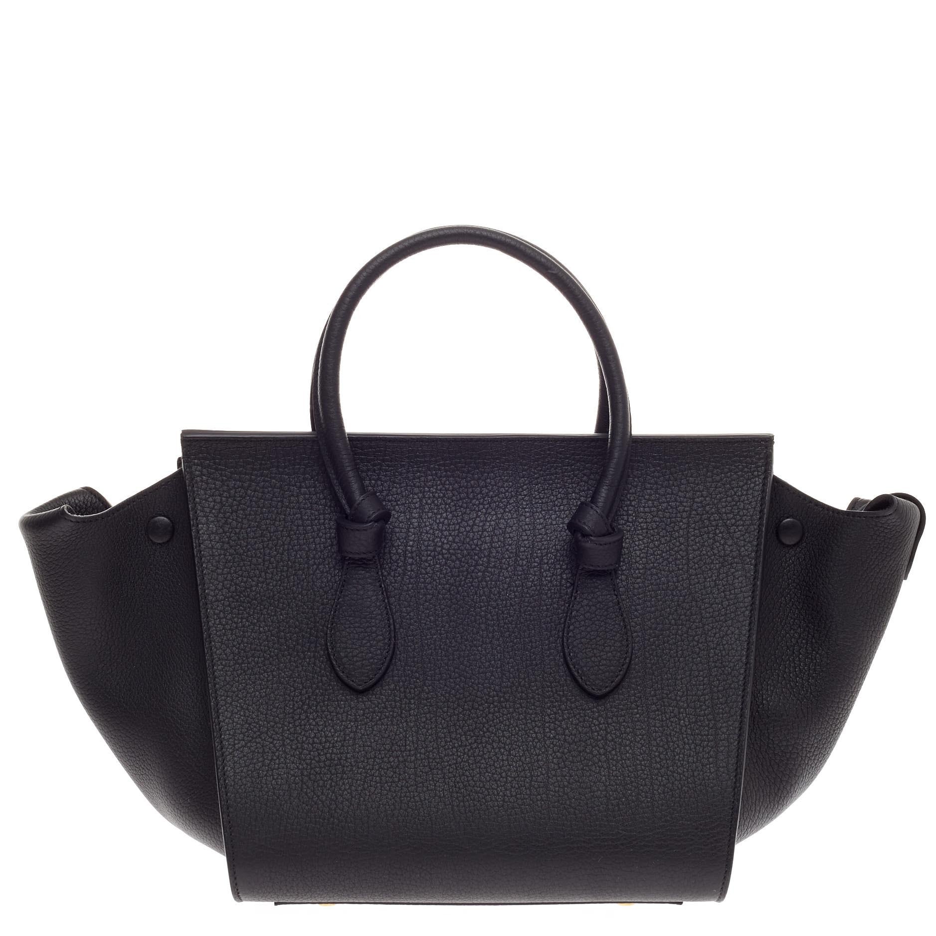 Tie Knot Tote Grainy Leather Mini