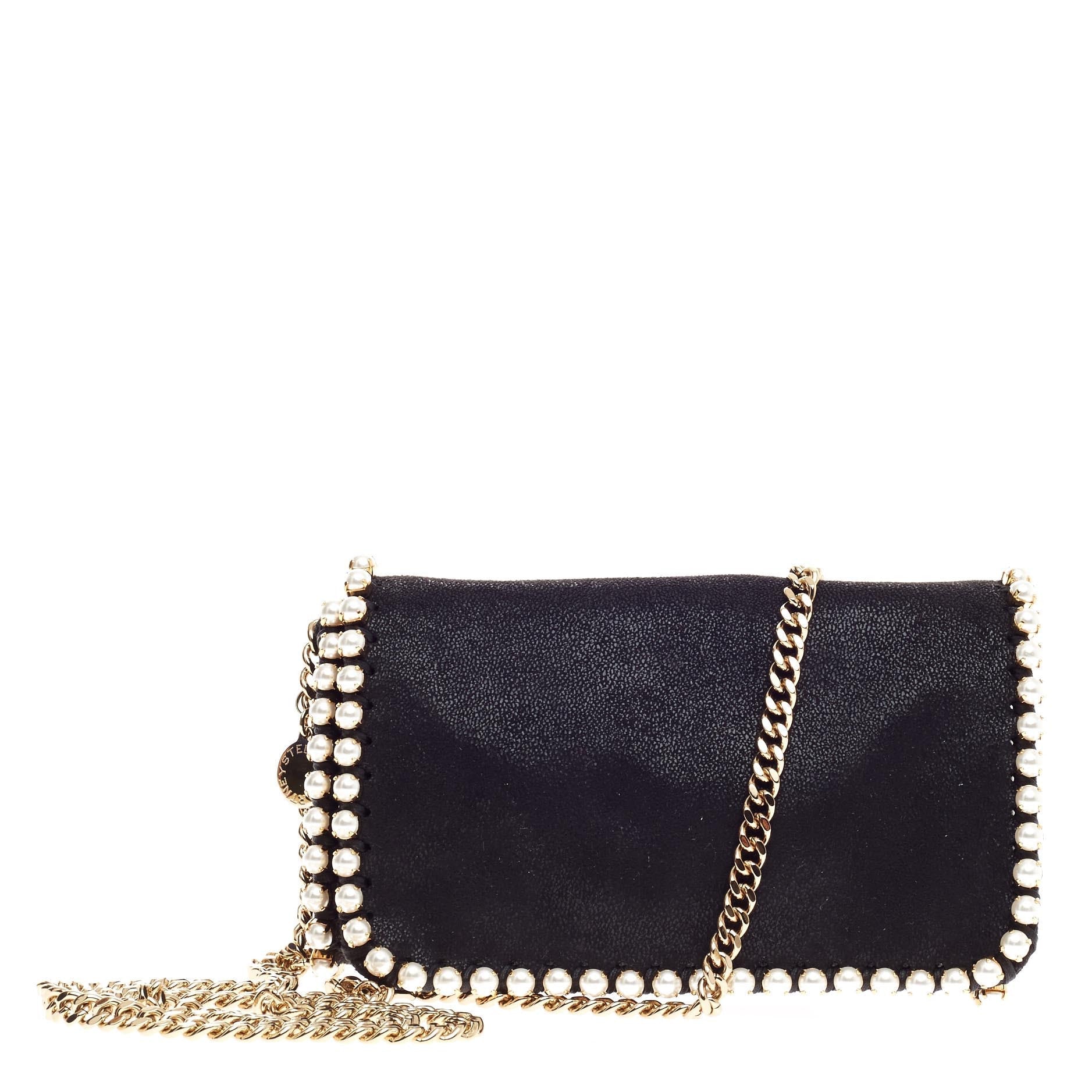 Falabella Crossbody Bag Pearl Shaggy Deer Mini
