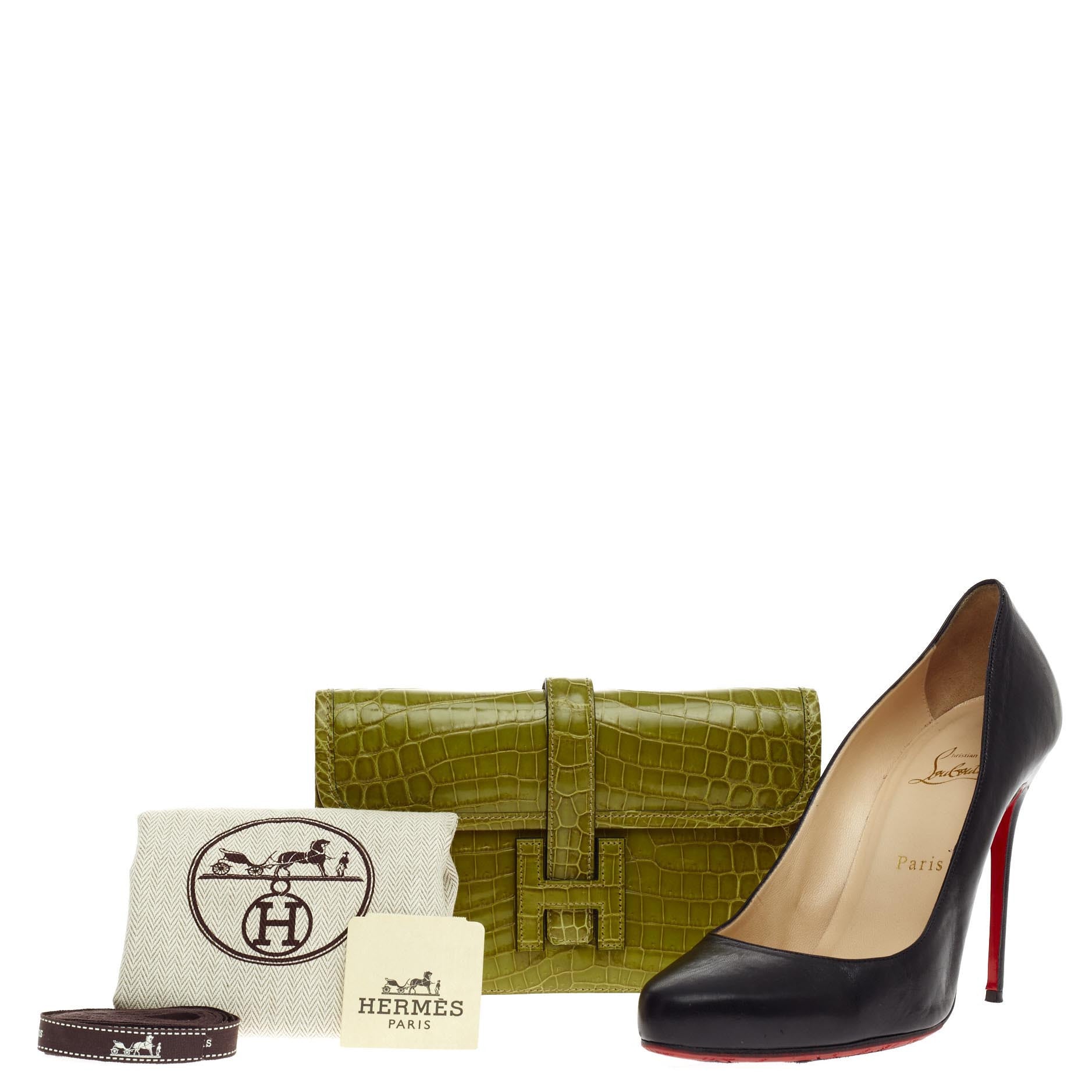 Jige Clutch Crocodile PM