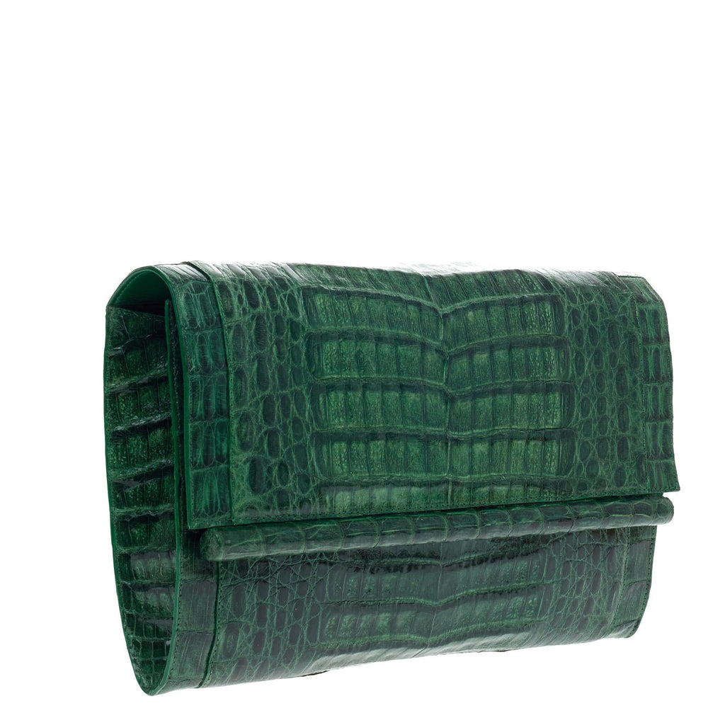 Bar Clutch Crocodile Large