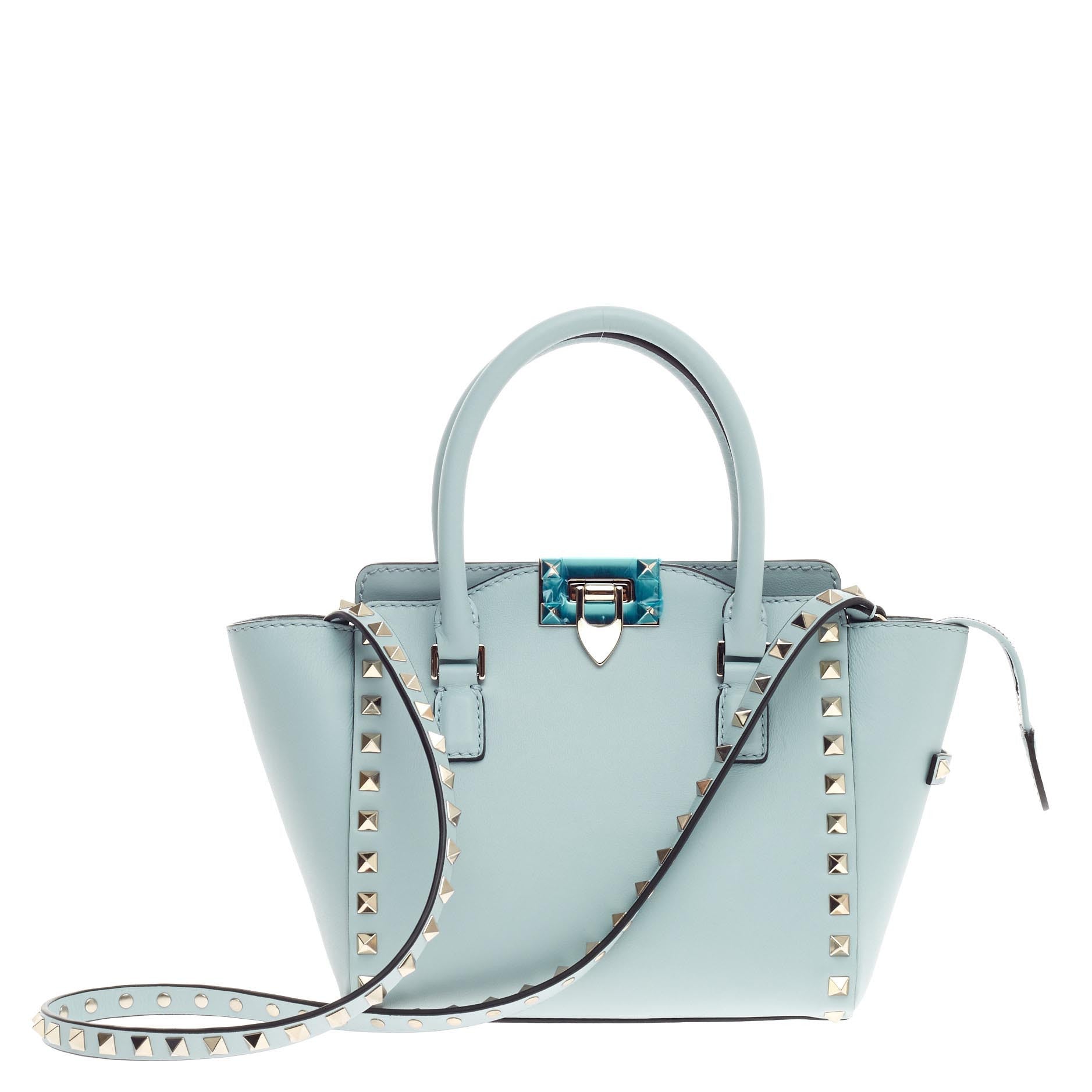 Rockstud Tote Rigid Leather Mini