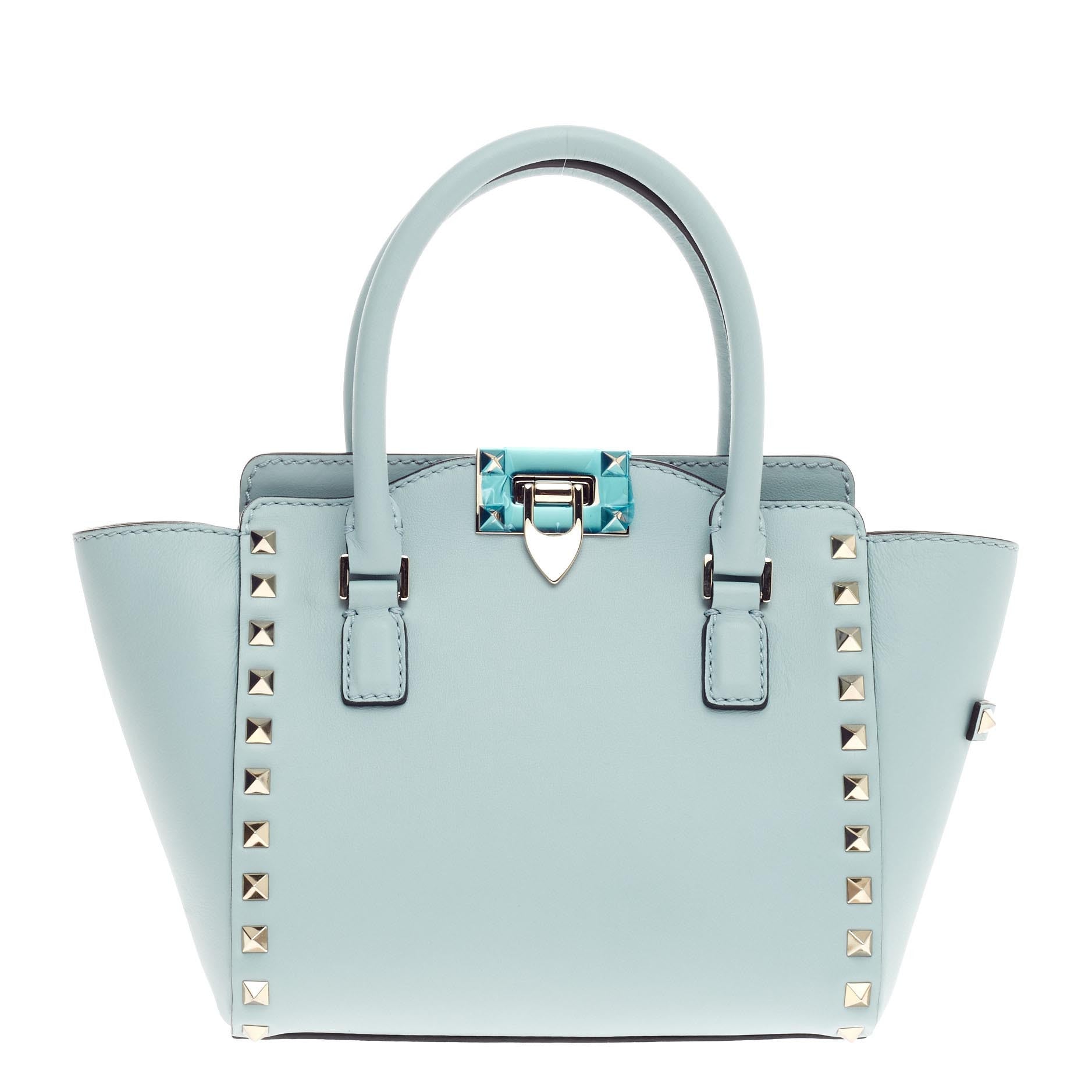 Rockstud Tote Rigid Leather Mini