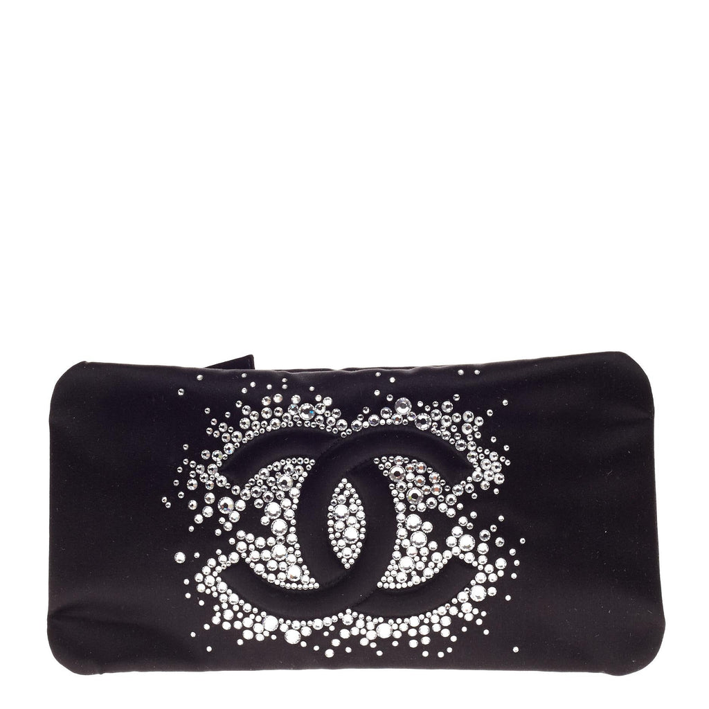 CC Diamante Convertible Clutch Satin Small