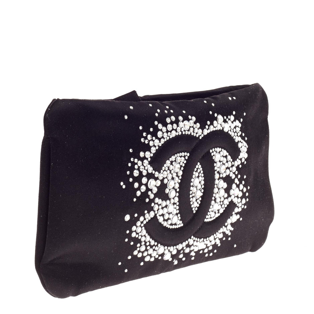 CC Diamante Convertible Clutch Satin Small