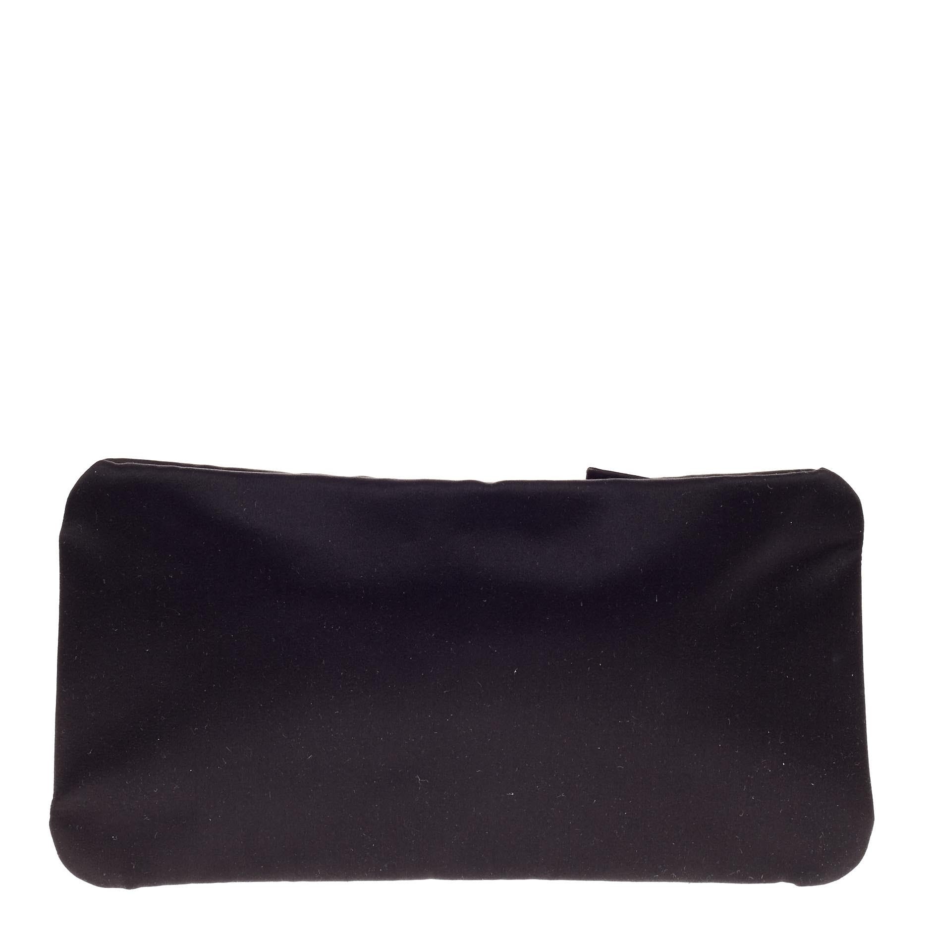 CC Diamante Convertible Clutch Satin Small