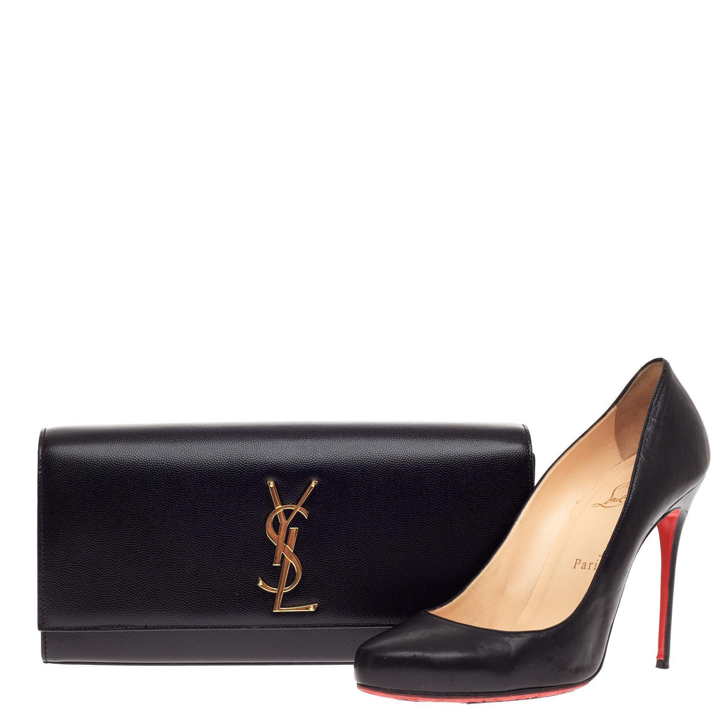 Classic Monogram Clutch Leather