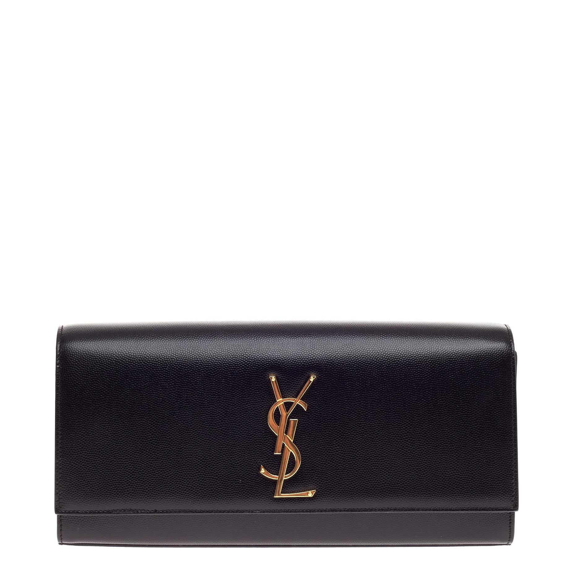 Classic Monogram Clutch Leather