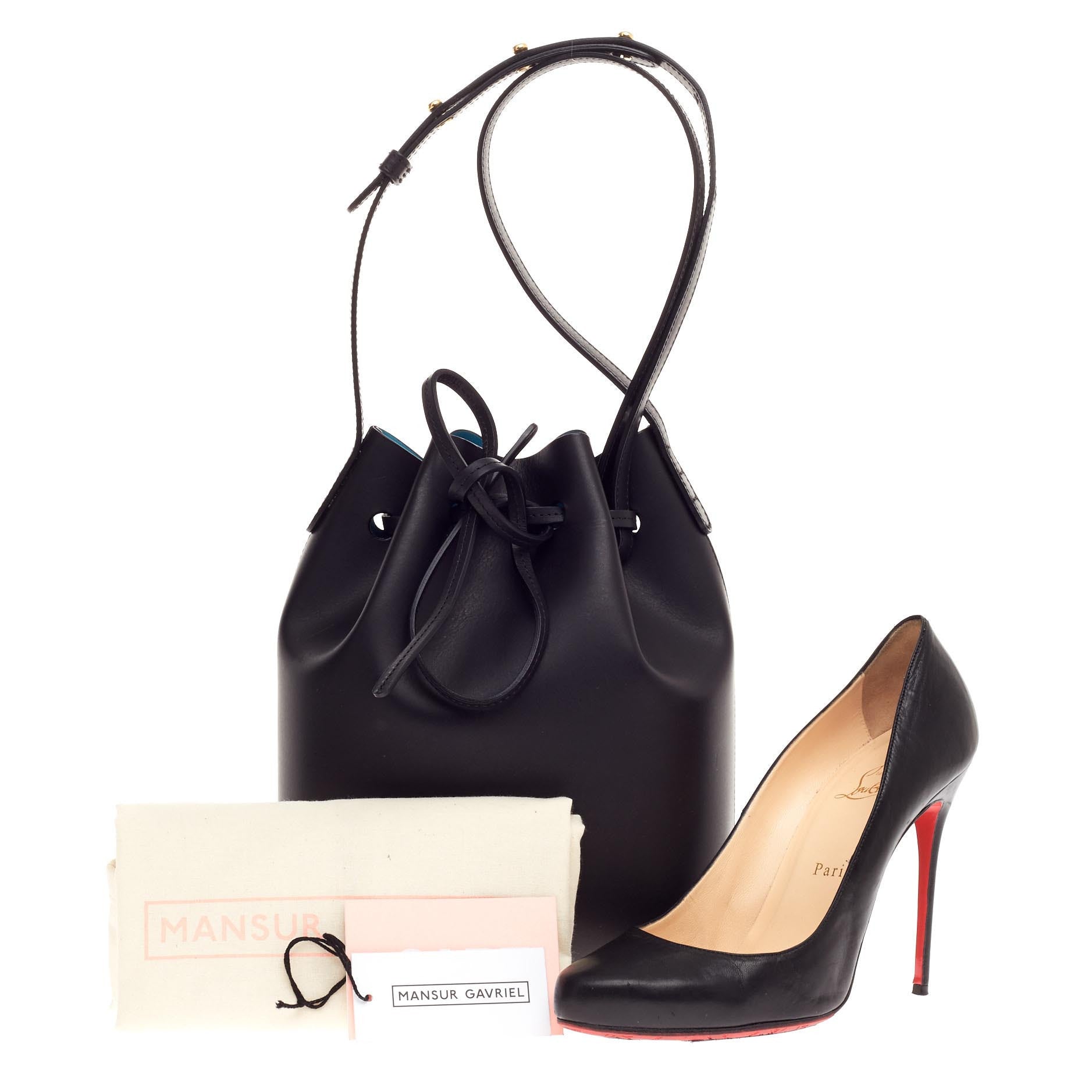Bucket Bag Leather Mini