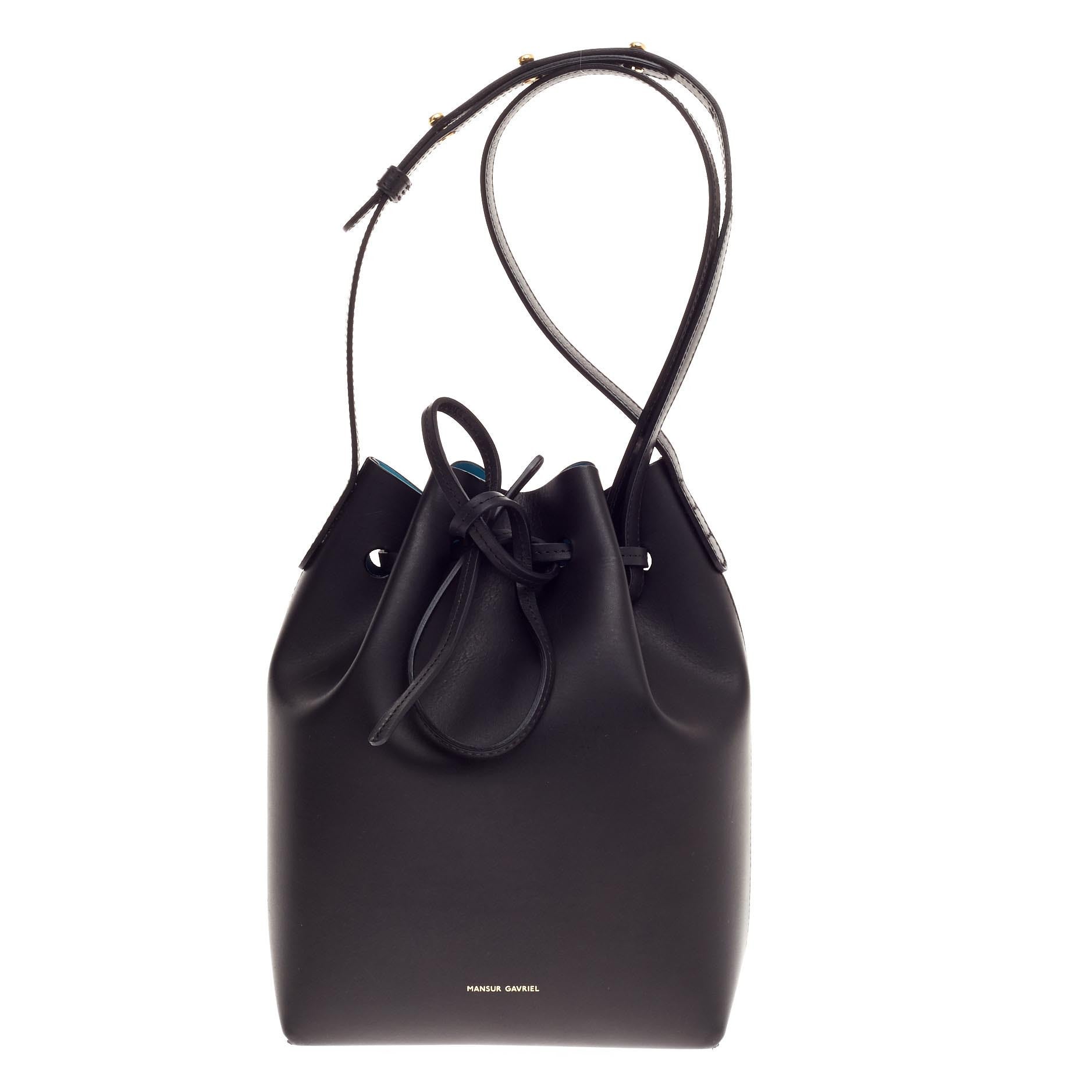 Bucket Bag Leather Mini