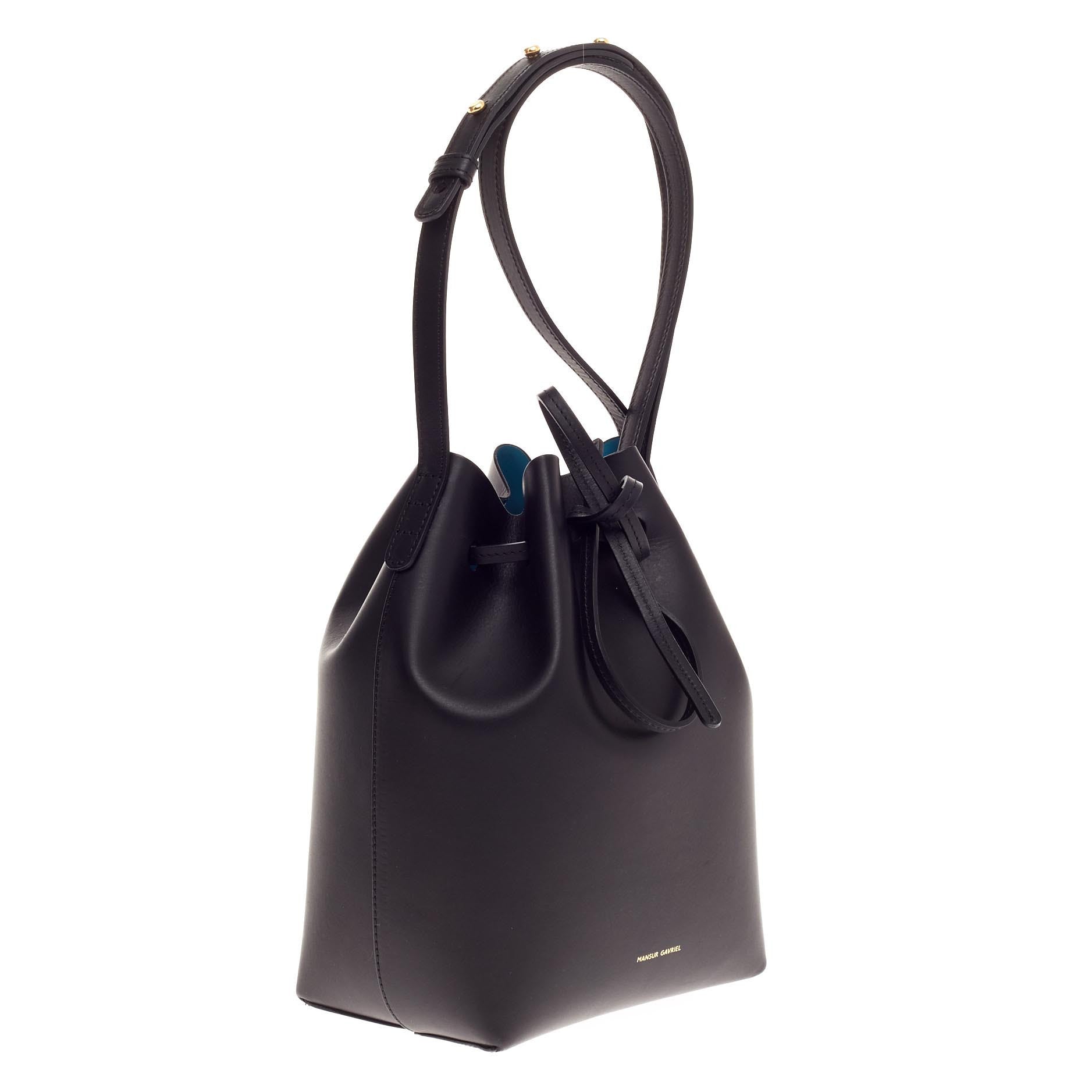 Bucket Bag Leather Mini
