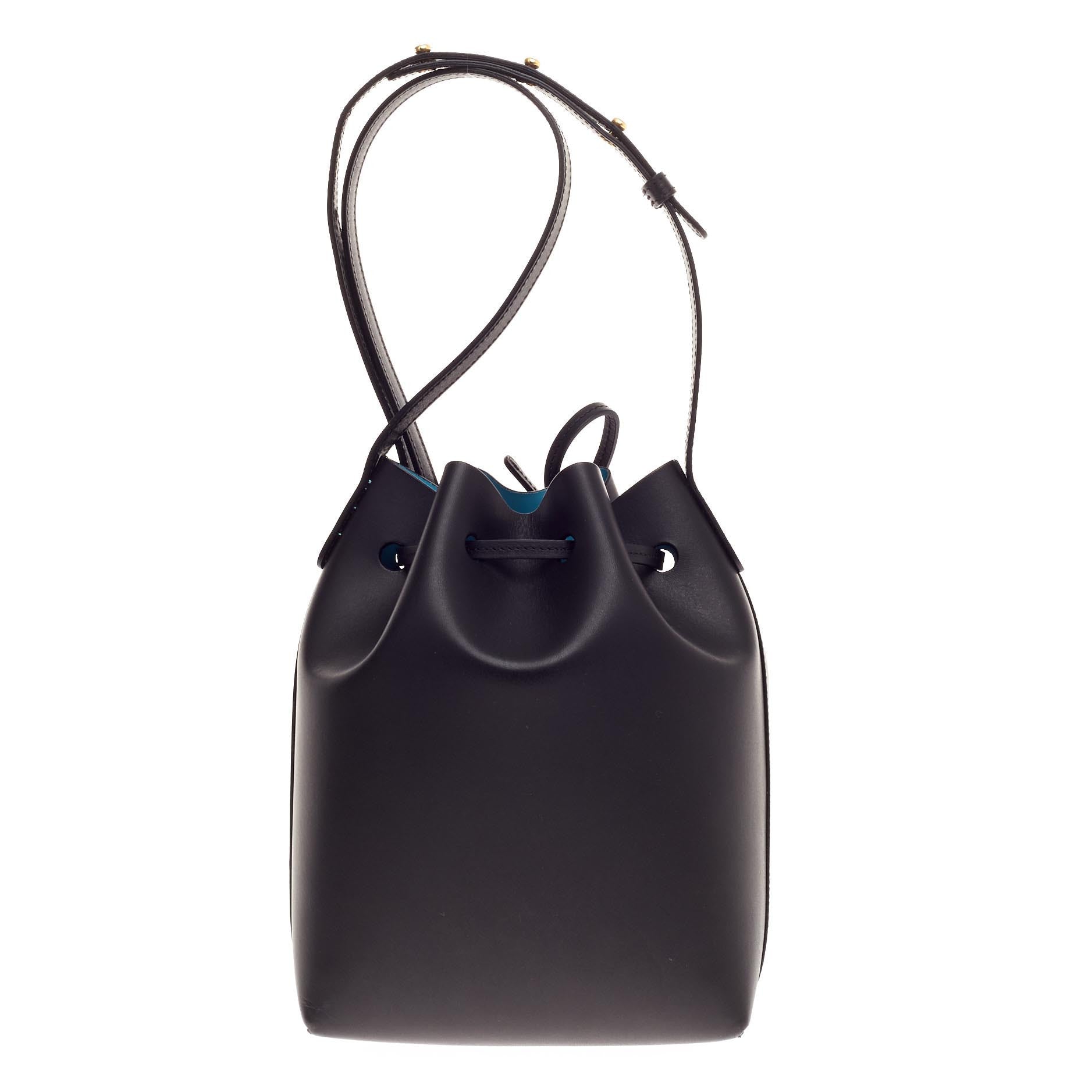 Bucket Bag Leather Mini