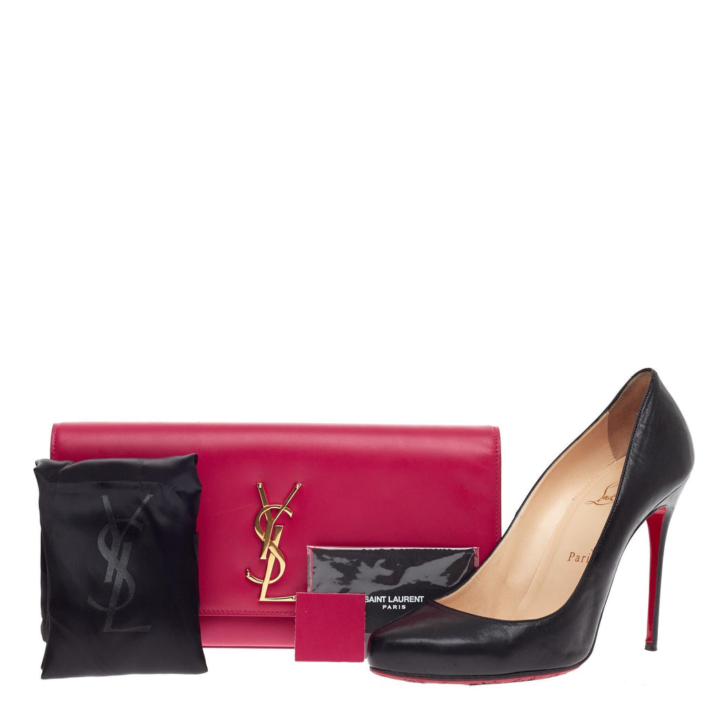 Classic Monogram Clutch Leather