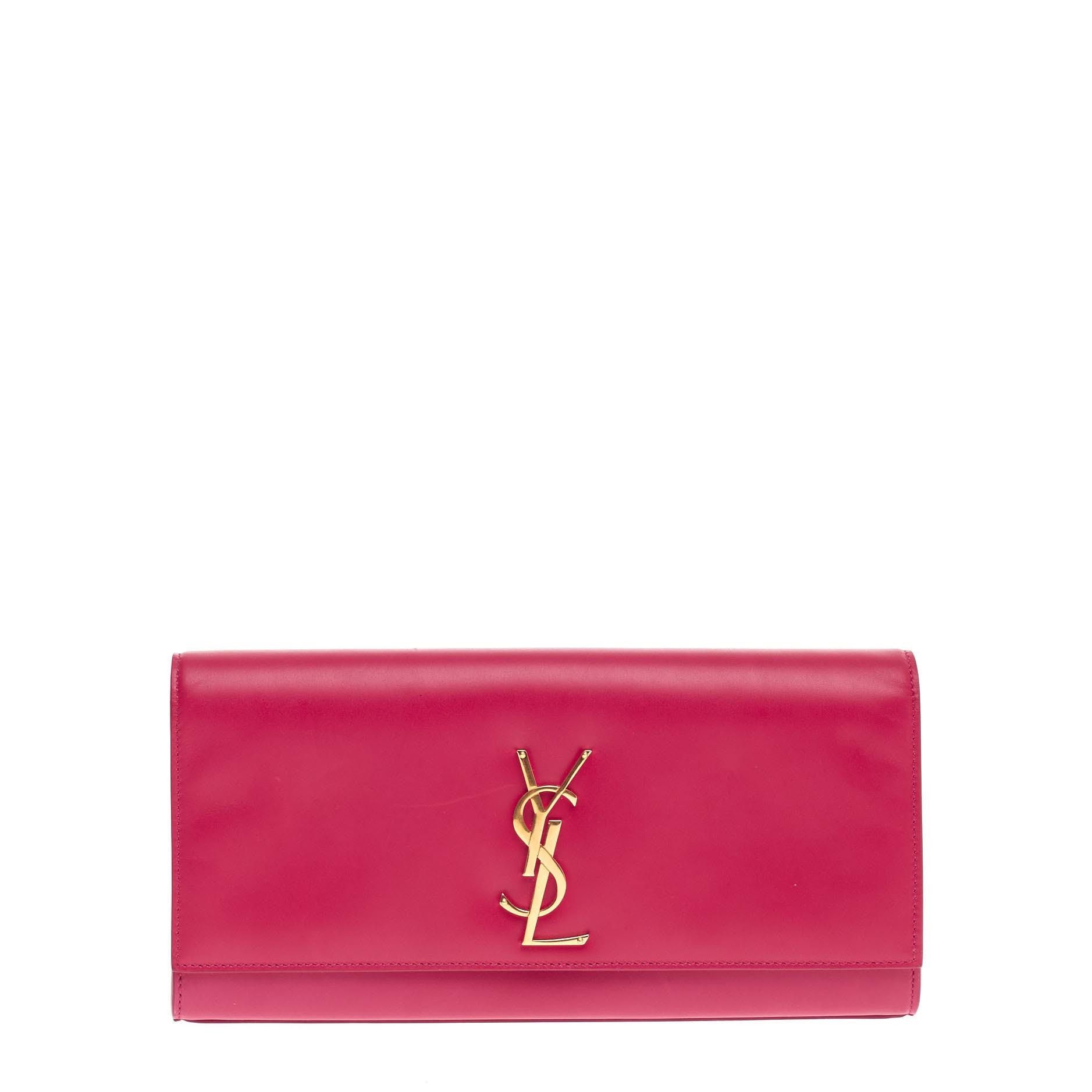 Classic Monogram Clutch Leather