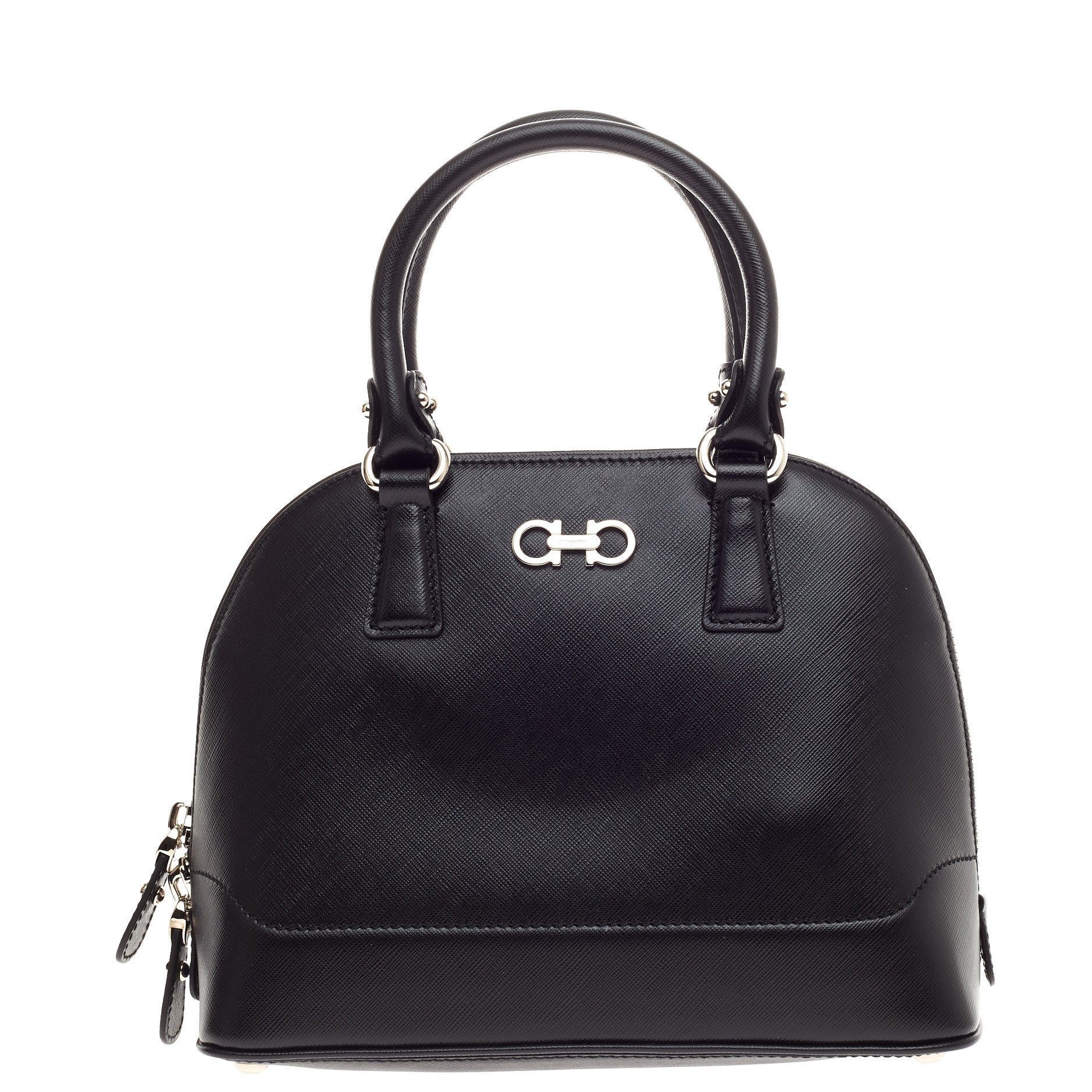 Darina Convertible Satchel Crosshatch Calfskin Mini