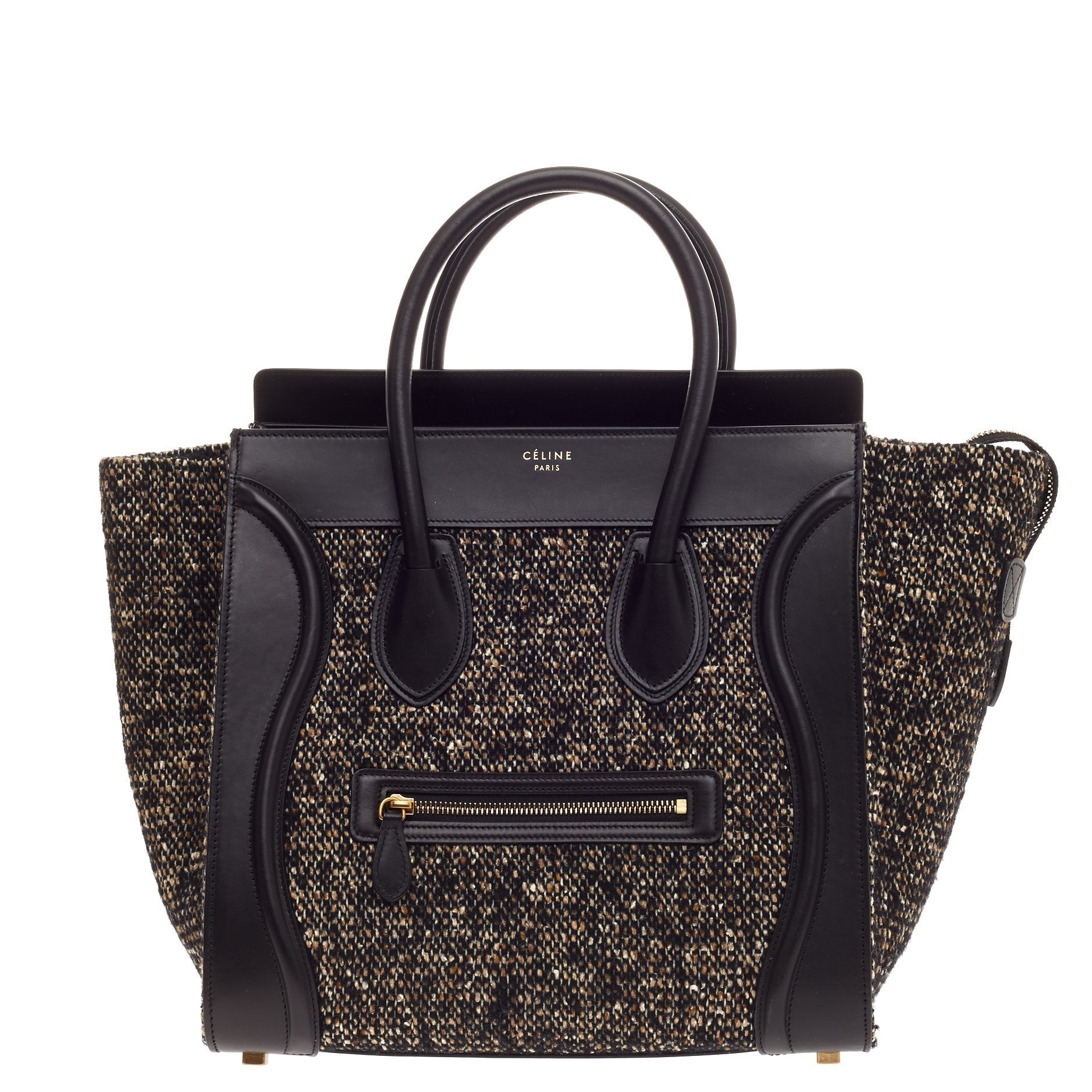 Luggage Handbag Tweed Mini