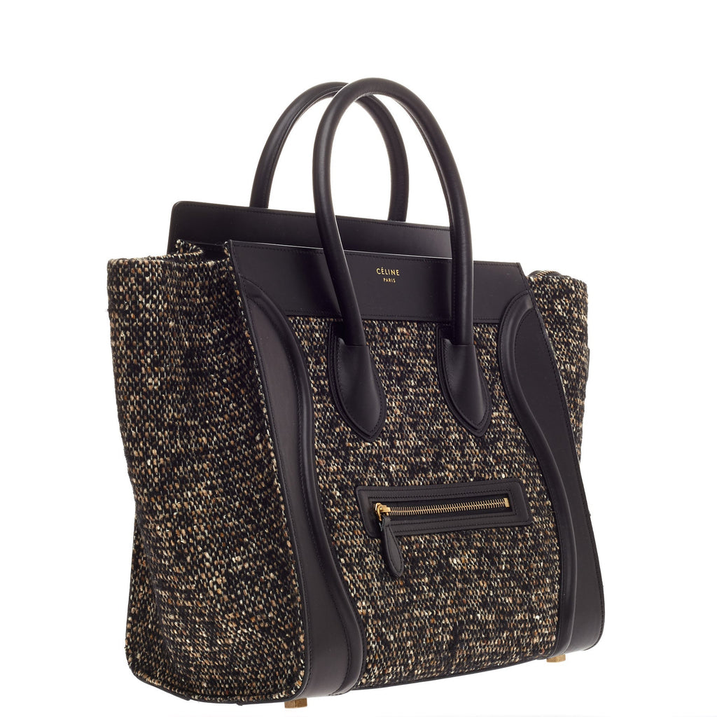 Luggage Handbag Tweed Mini