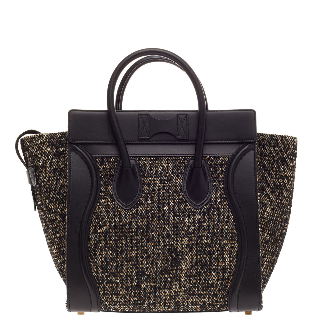Luggage Handbag Tweed Mini