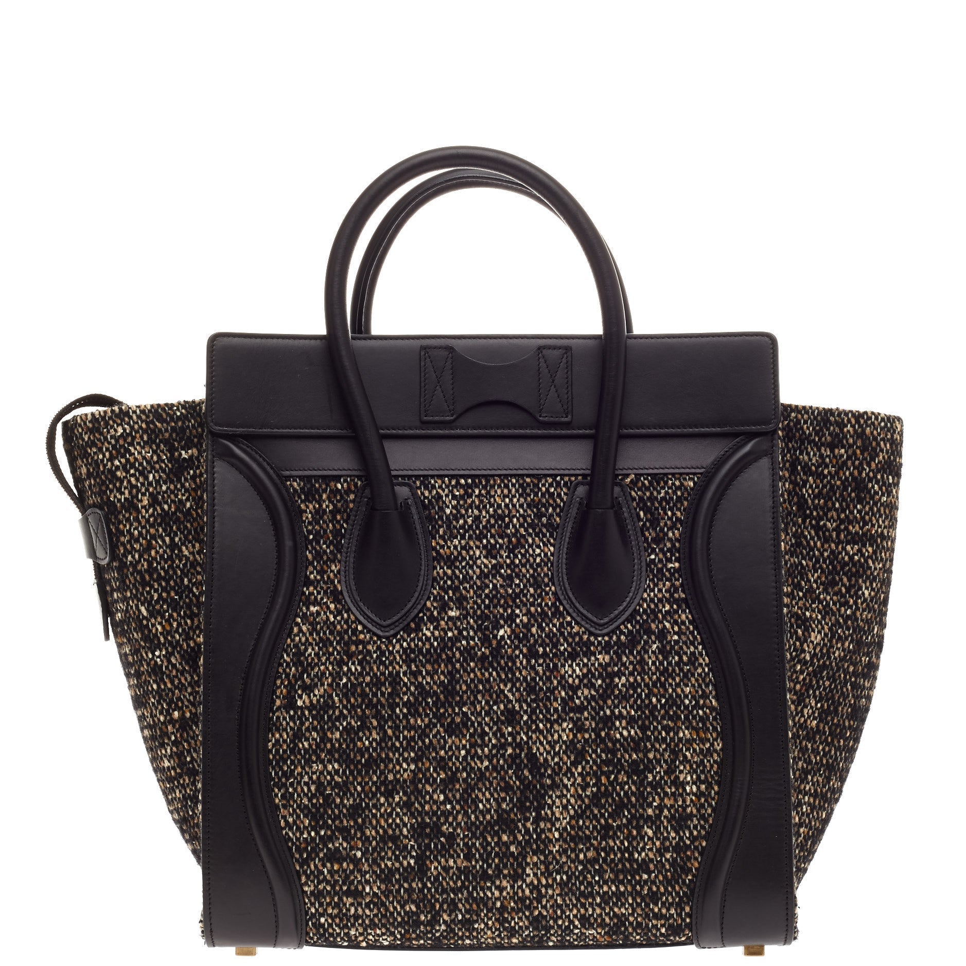 Luggage Handbag Tweed Mini