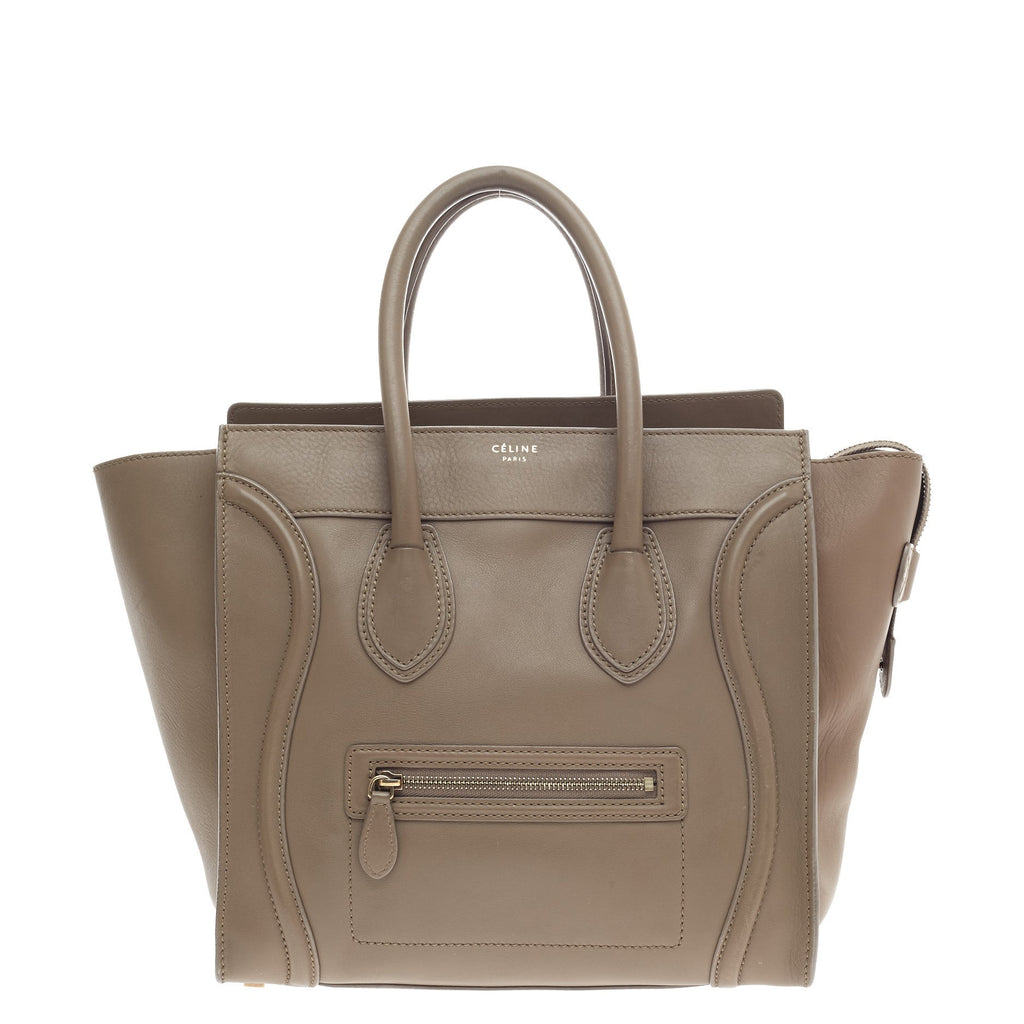 Luggage Handbag Smooth Leather Mini