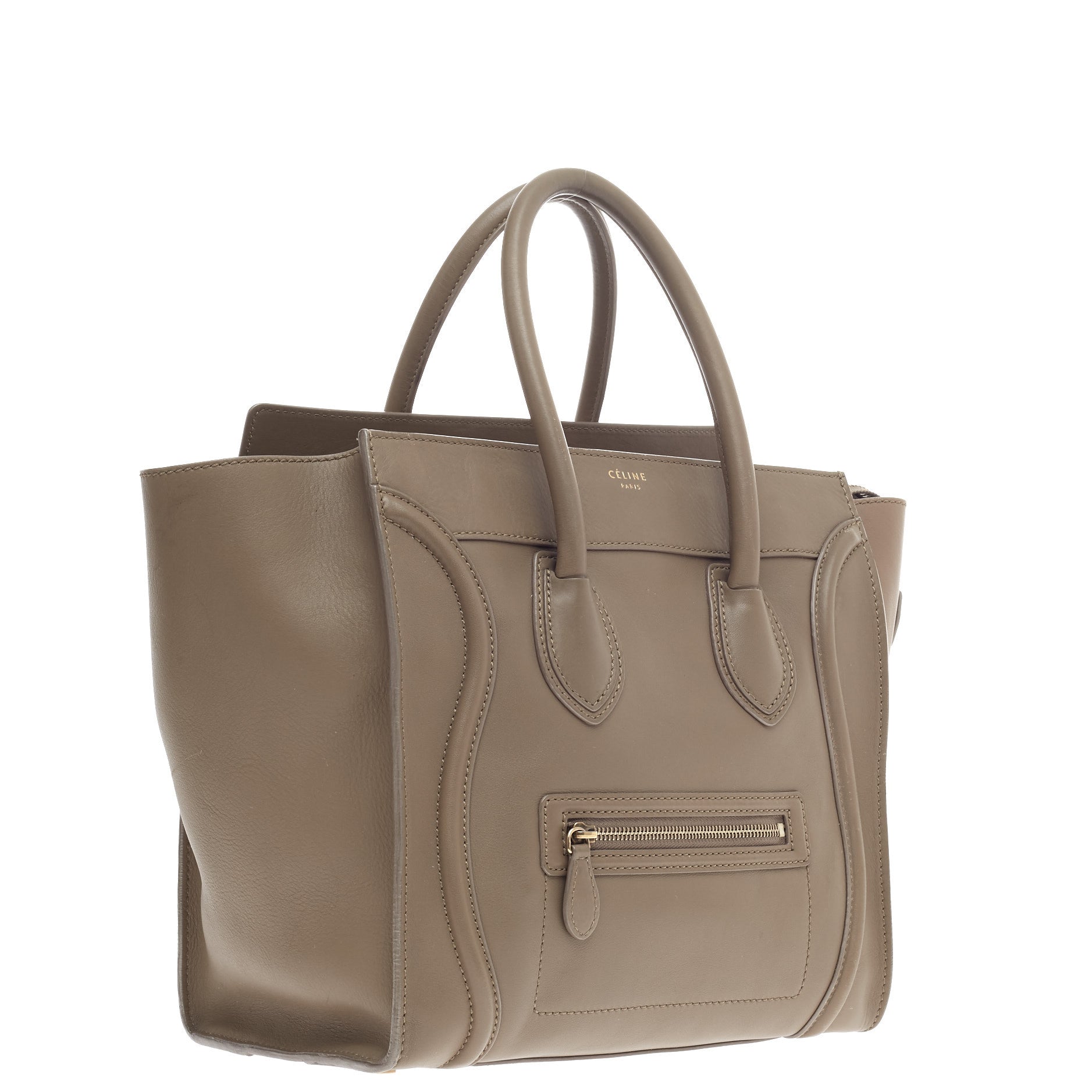 Luggage Handbag Smooth Leather Mini