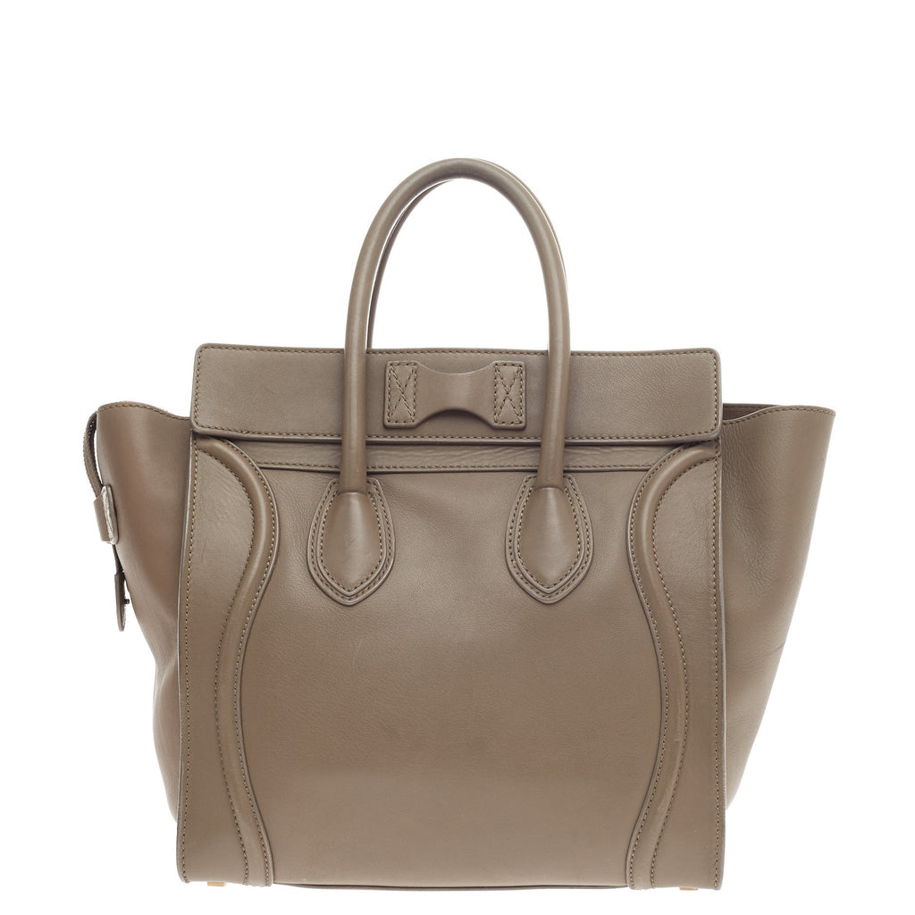 Luggage Handbag Smooth Leather Mini