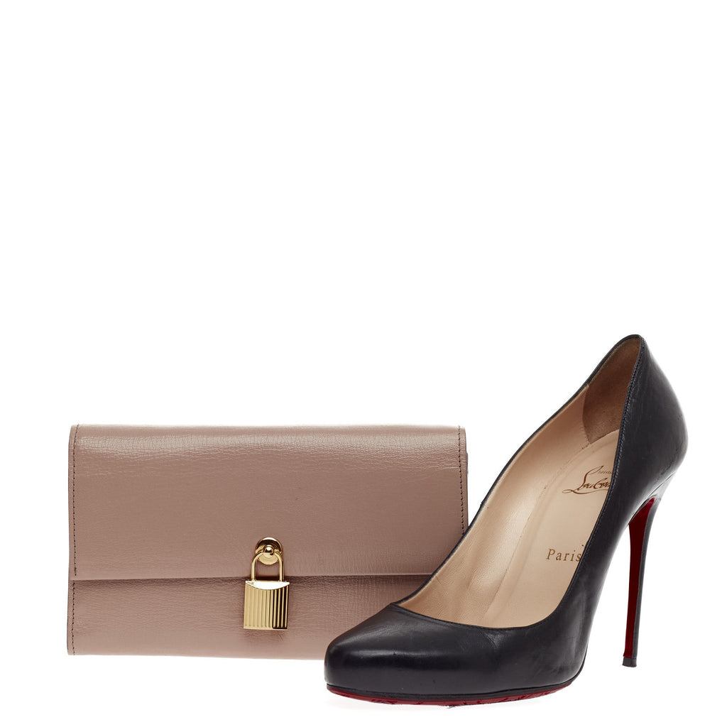 Padlock Flap Bag Leather Mini