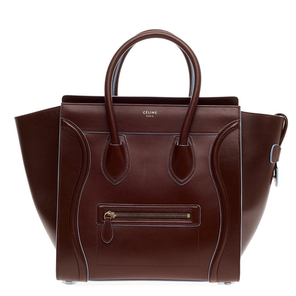 Luggage Handbag Smooth Leather Mini