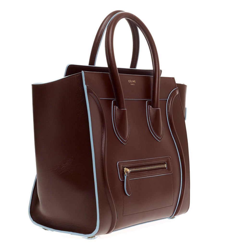 Luggage Handbag Smooth Leather Mini