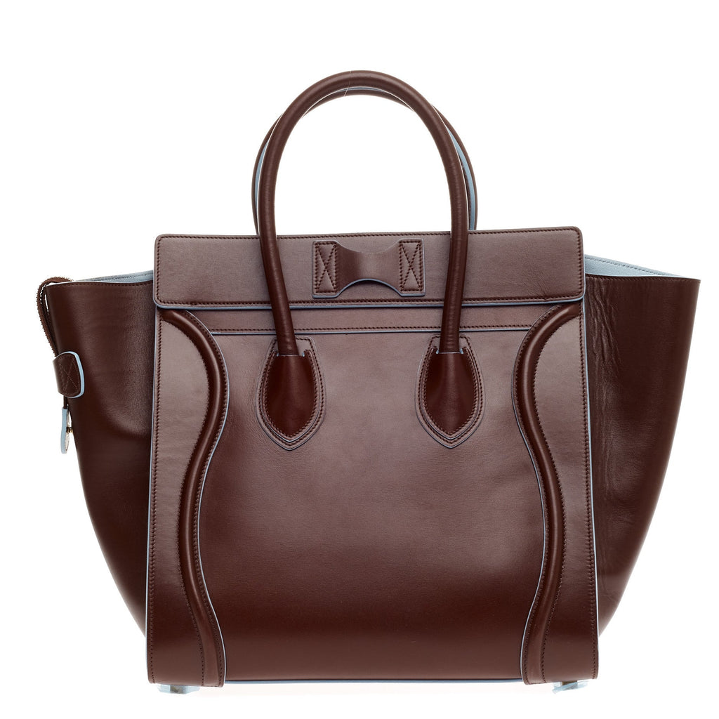Luggage Handbag Smooth Leather Mini