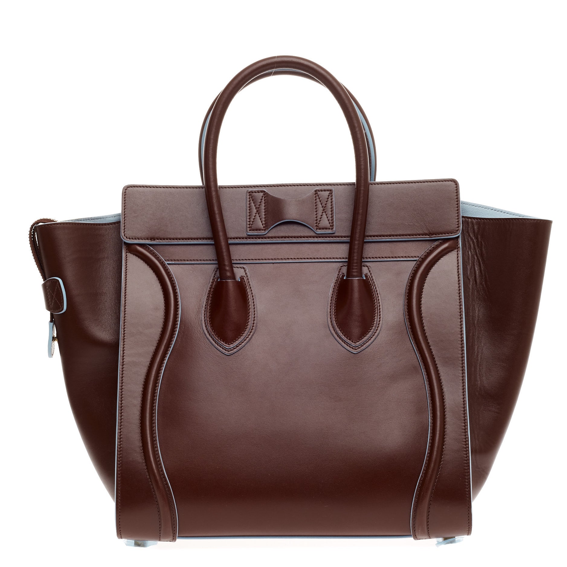 Luggage Handbag Smooth Leather Mini