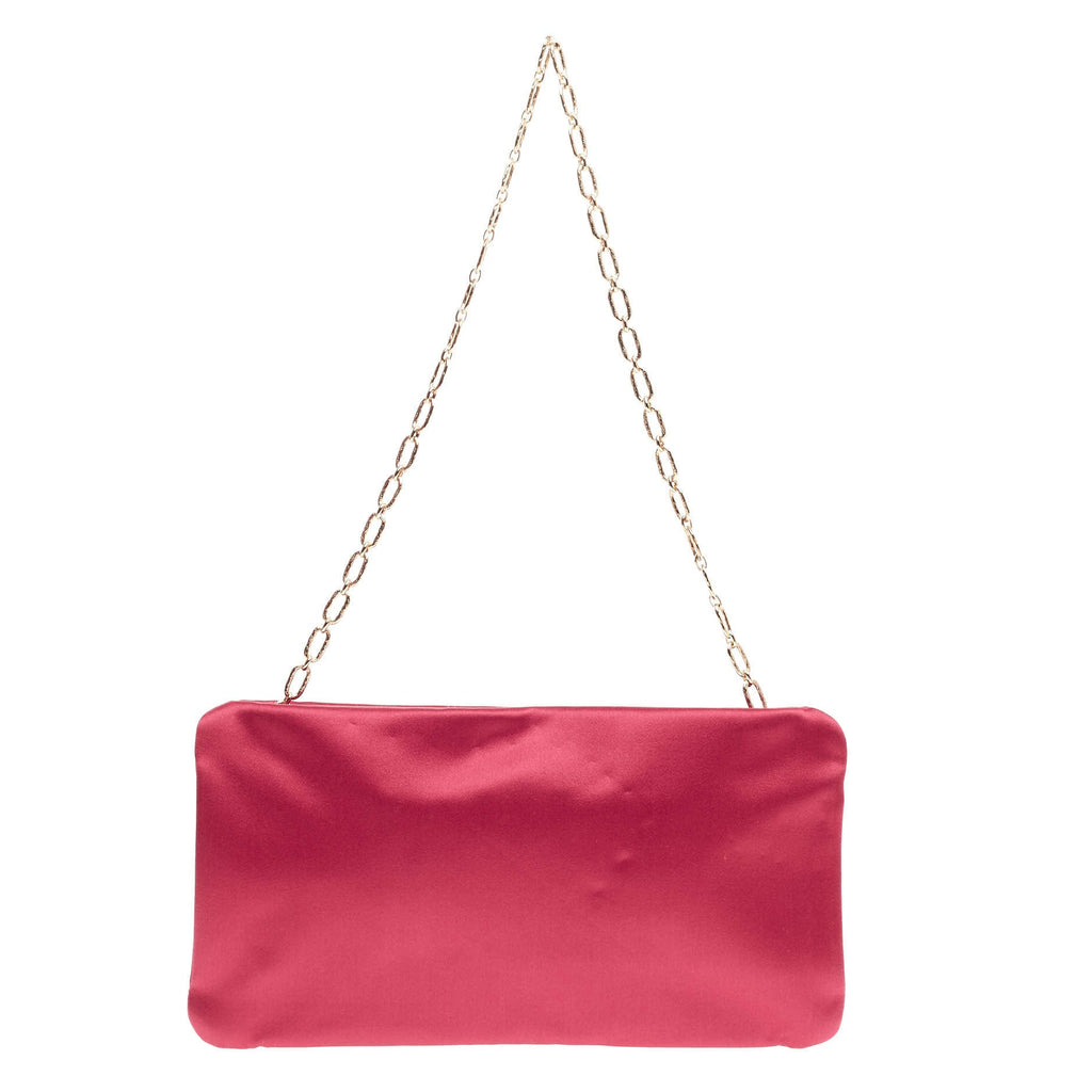 Camellia Diamante Convertible Clutch Satin Small