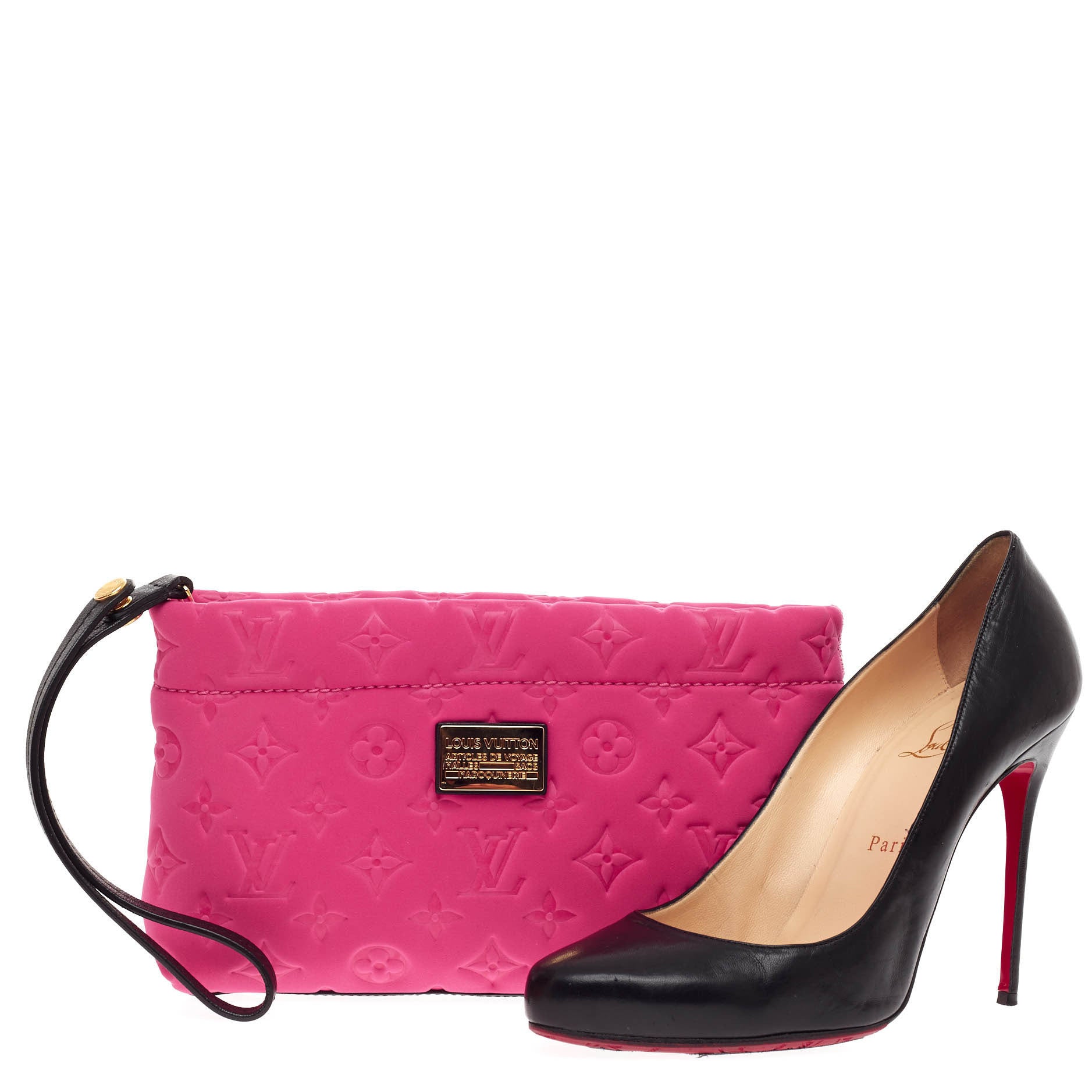 Scuba Clutch Monogram Embossed Neoprene