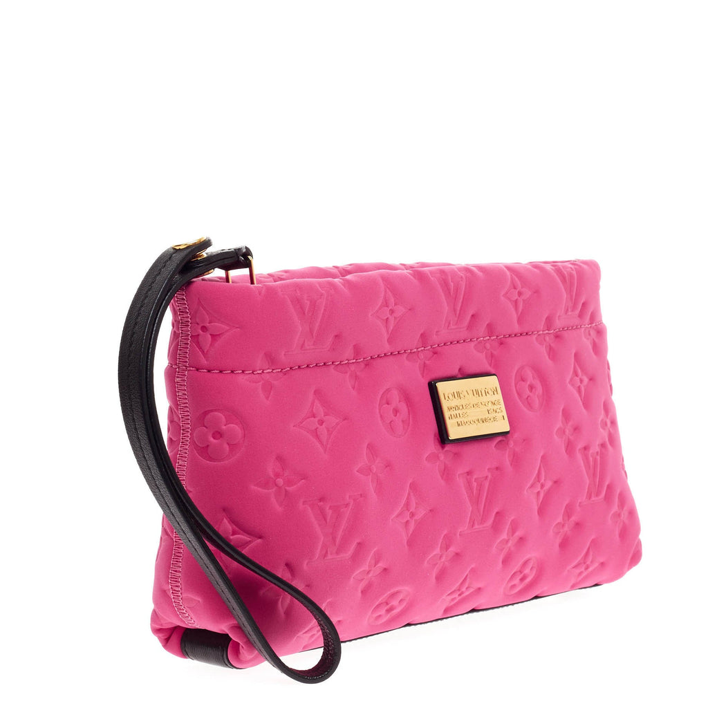 Scuba Clutch Monogram Embossed Neoprene