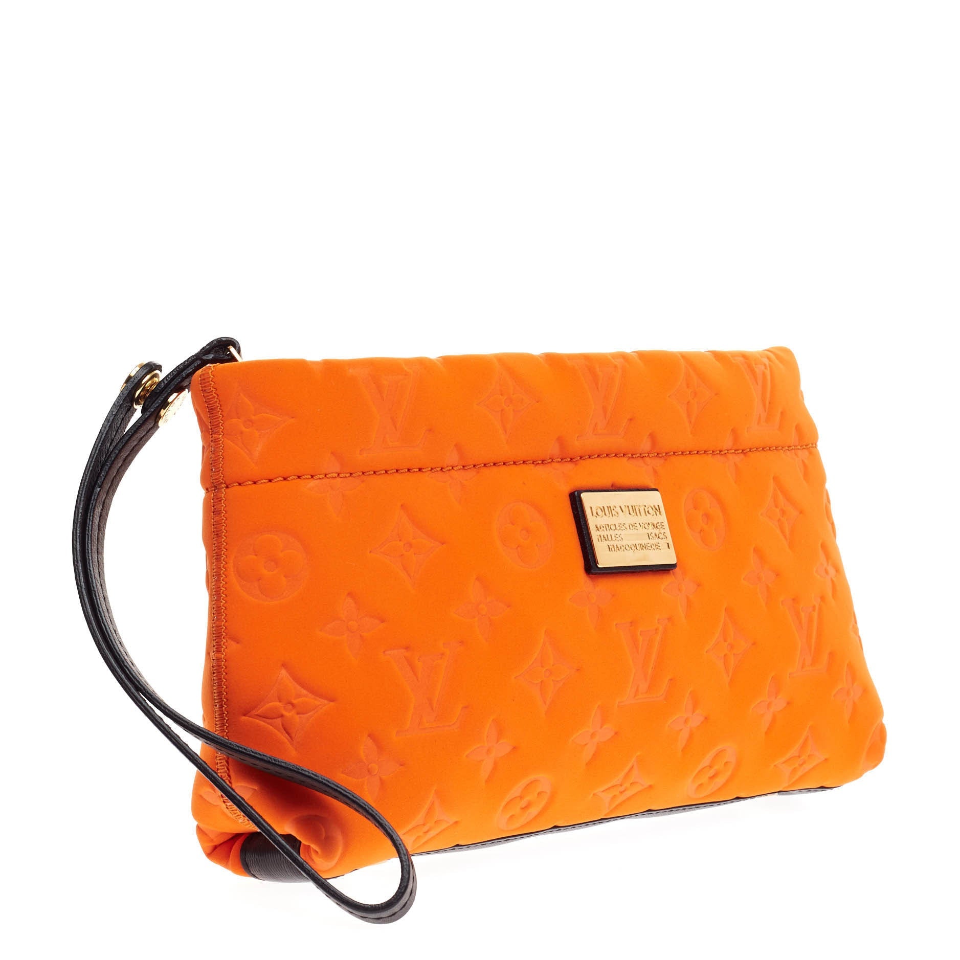 Scuba Clutch Monogram Embossed Neoprene