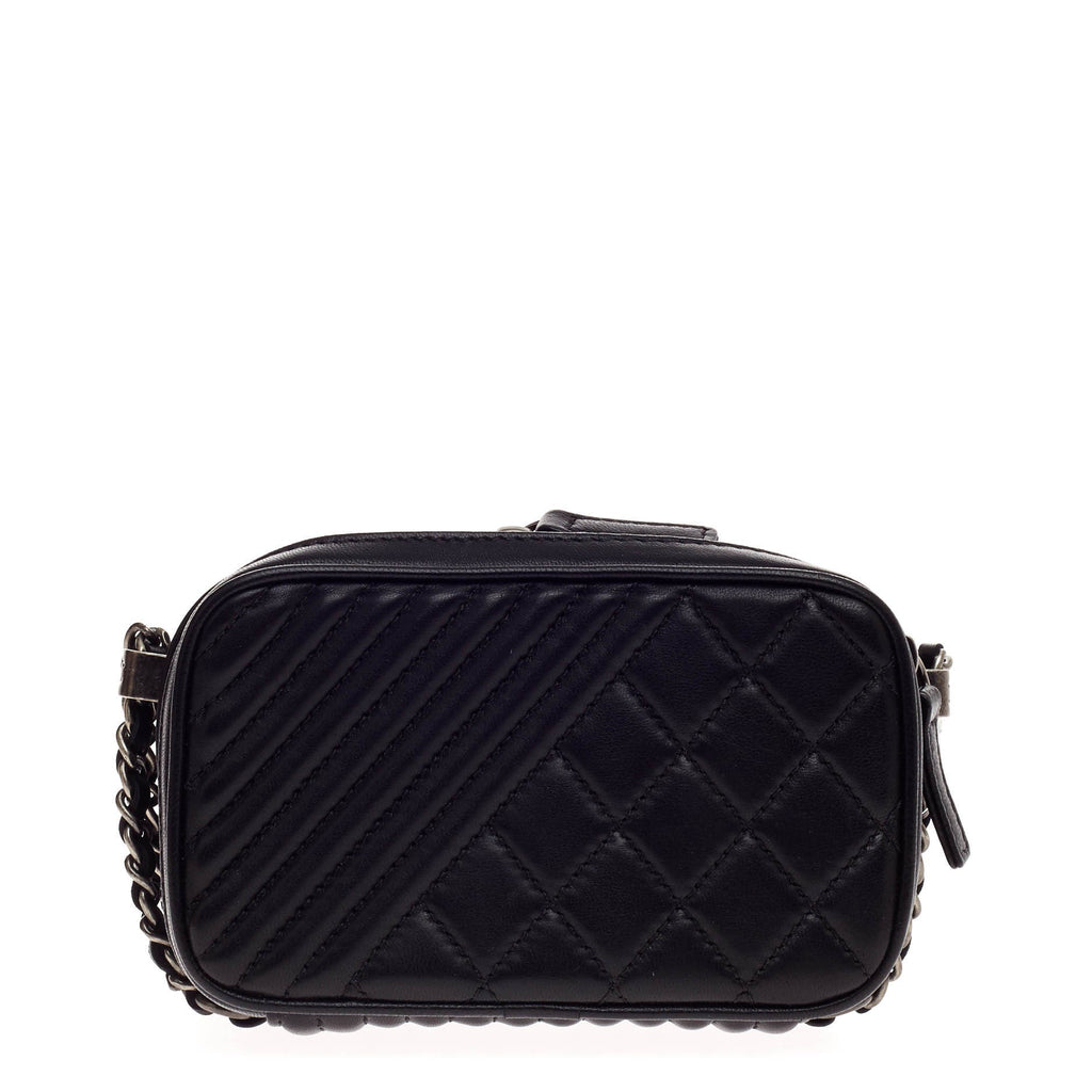 Coco Boy Camera Bag Quilted Leather Mini