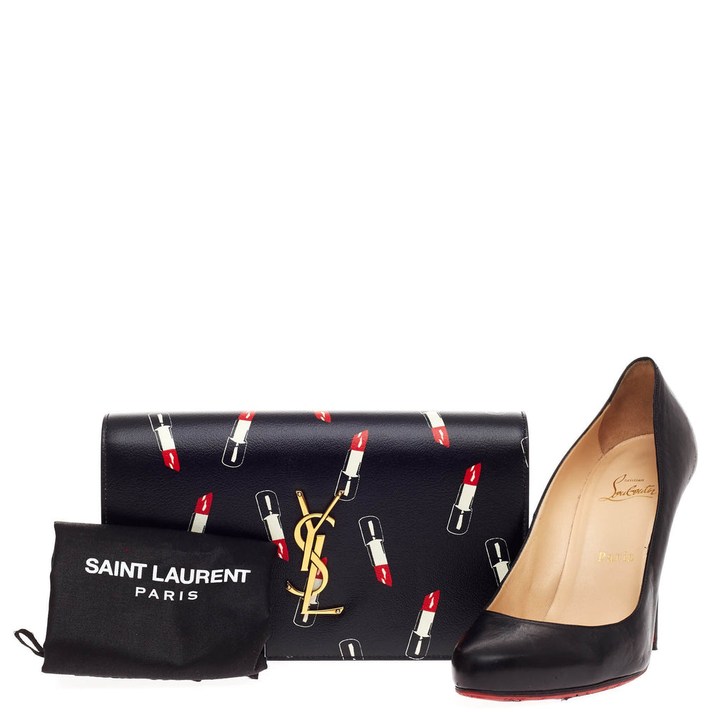Classic Monogram Clutch Printed Leather