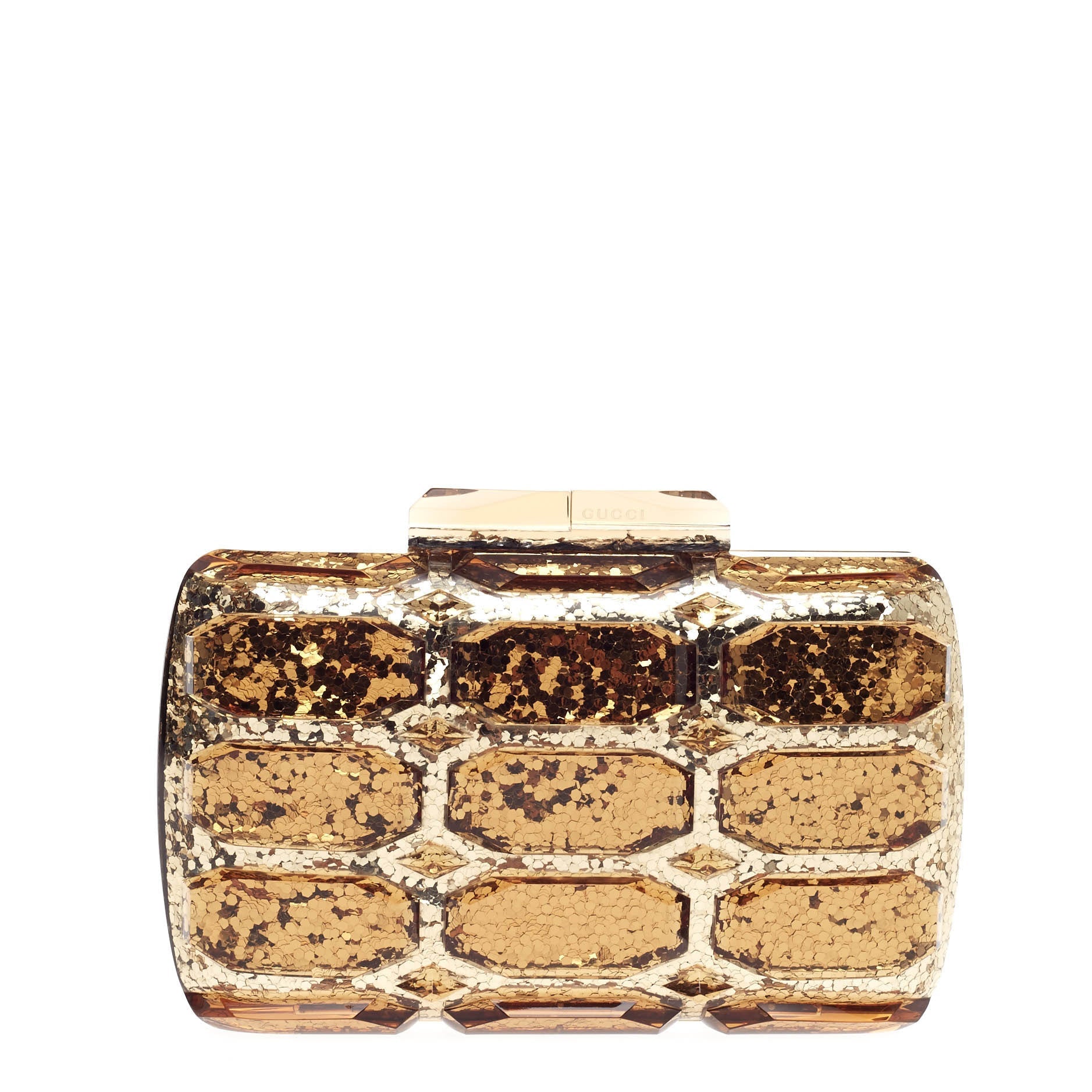 Aristographic Clutch Glitter Plexiglass