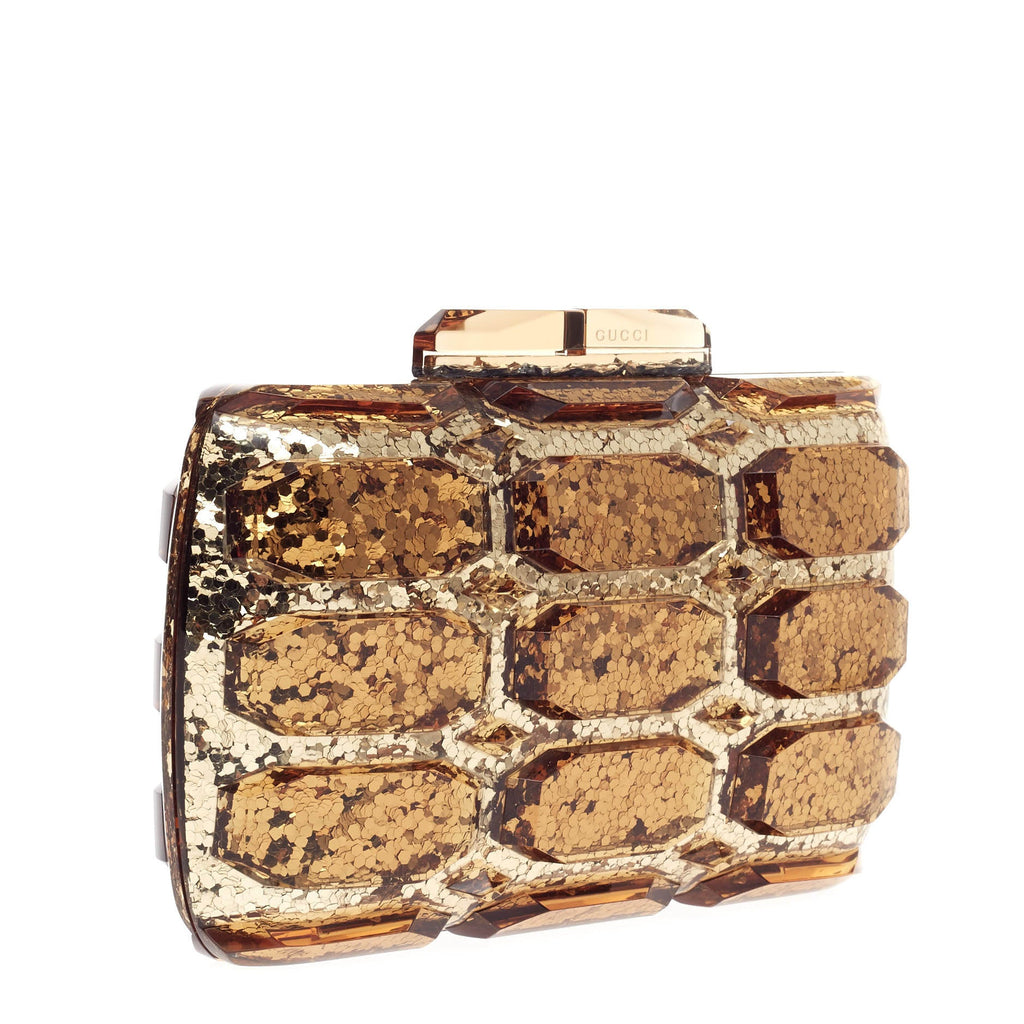 Aristographic Clutch Glitter Plexiglass