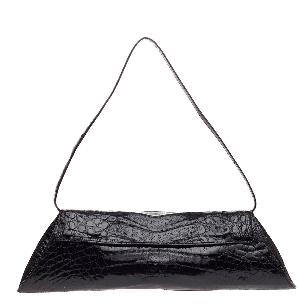Envelope Convertible Clutch Crocodile Long