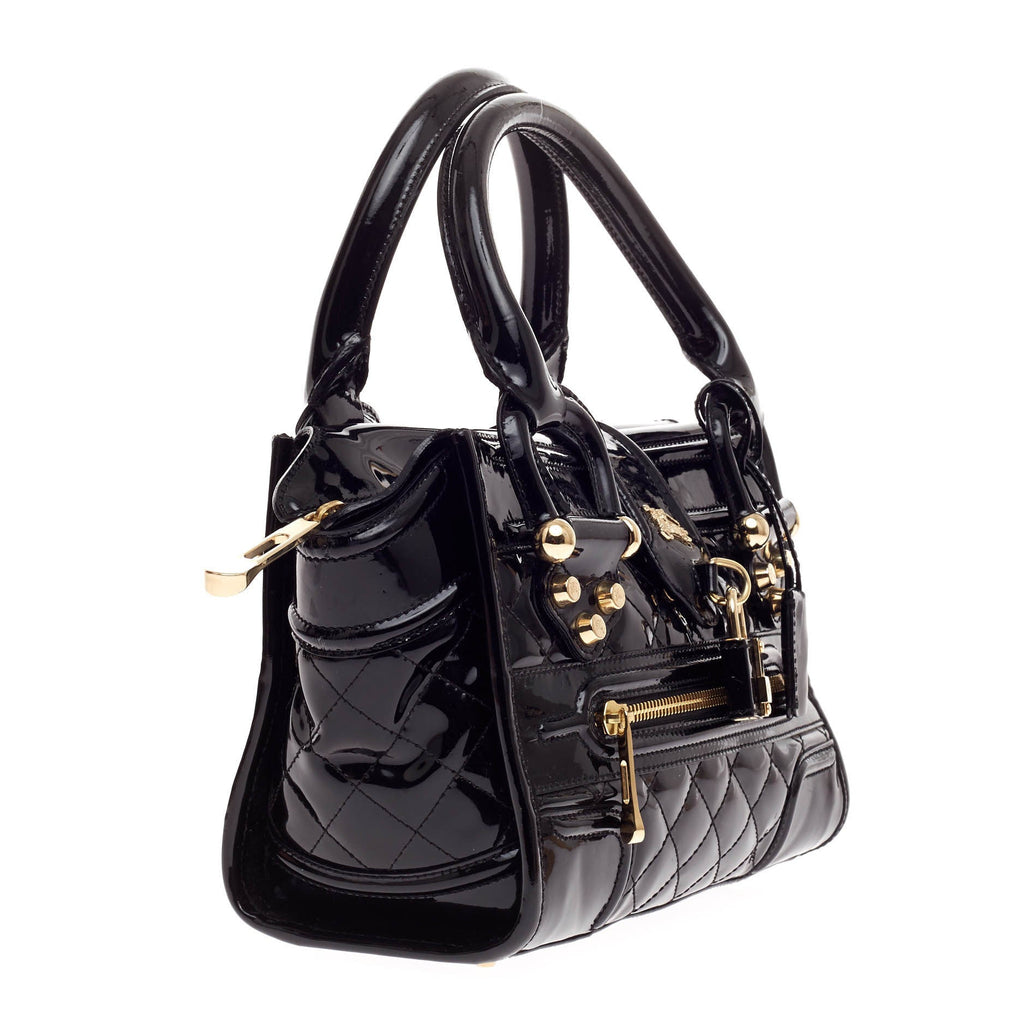 Manor Bag Quilted Patent Mini