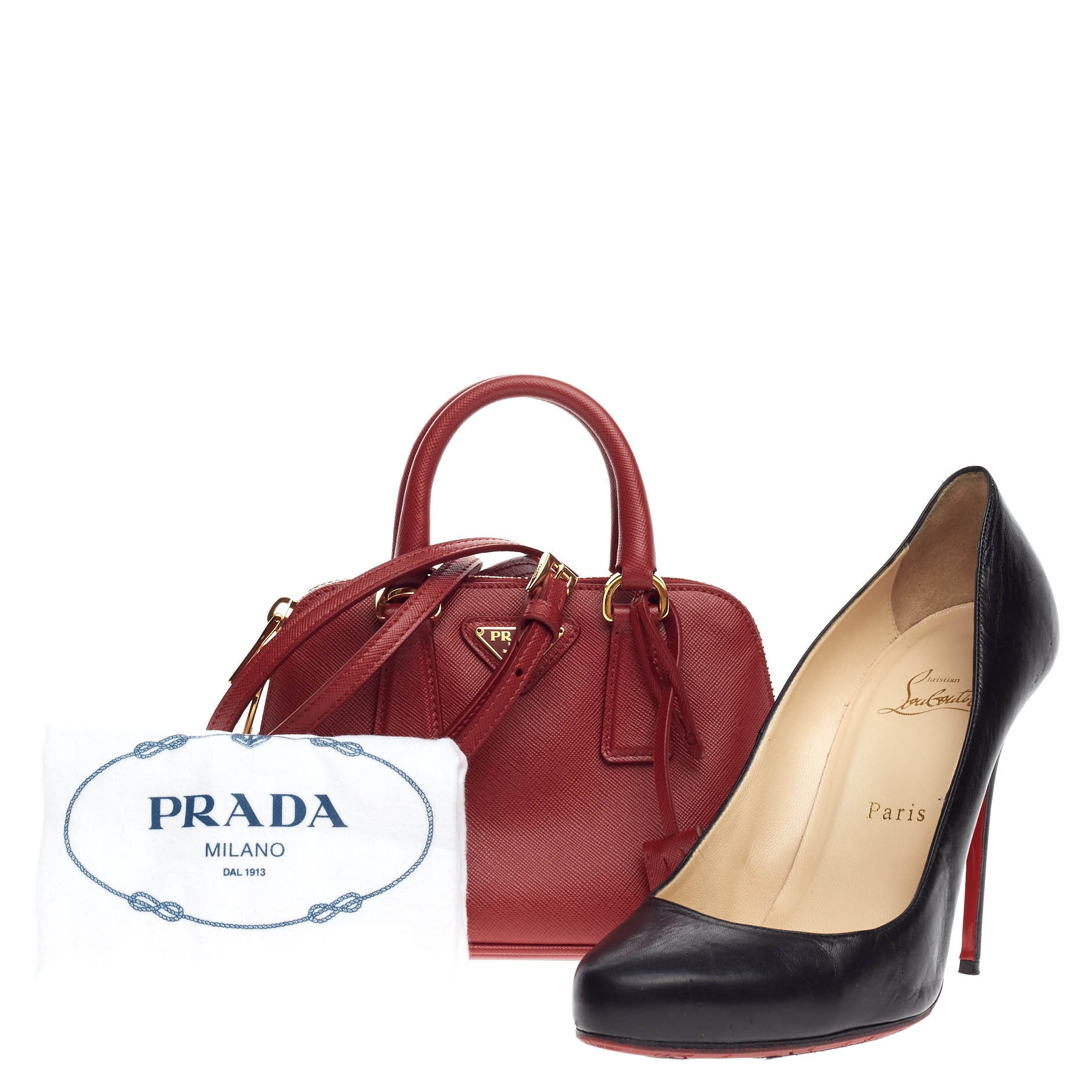 Promenade Handbag Saffiano Leather Mini