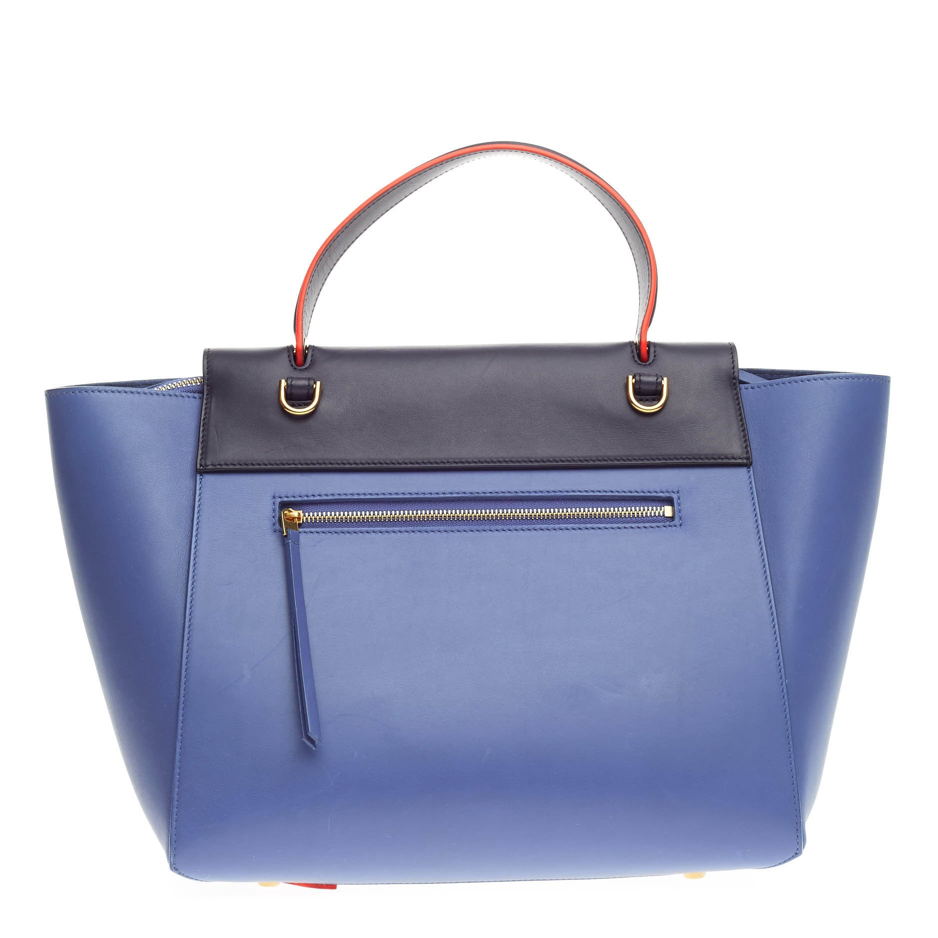 Bicolor Belt Bag Leather Mini