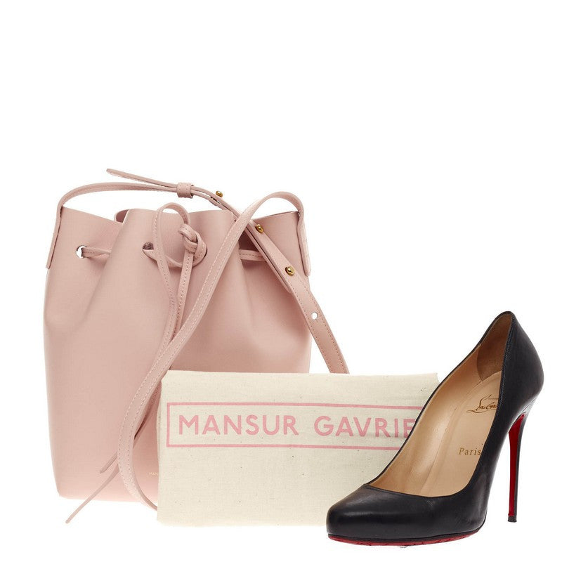 Bucket Bag Leather Mini