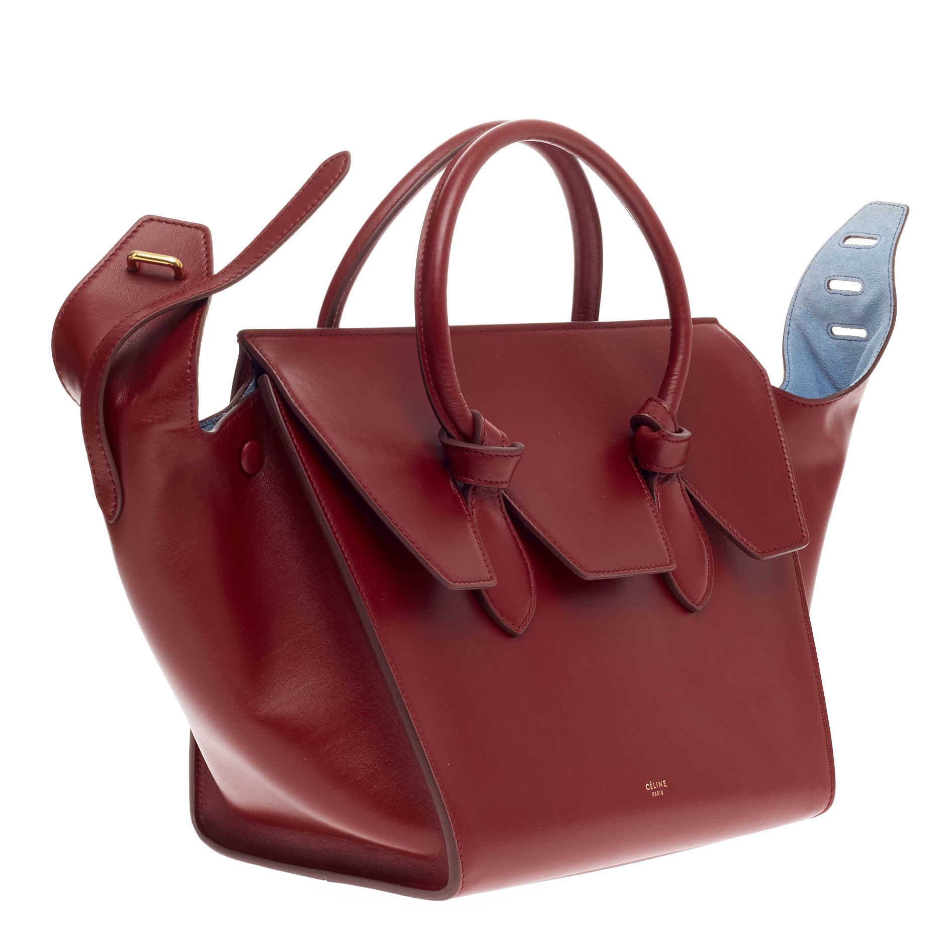 Tie Knot Tote Smooth Leather Mini
