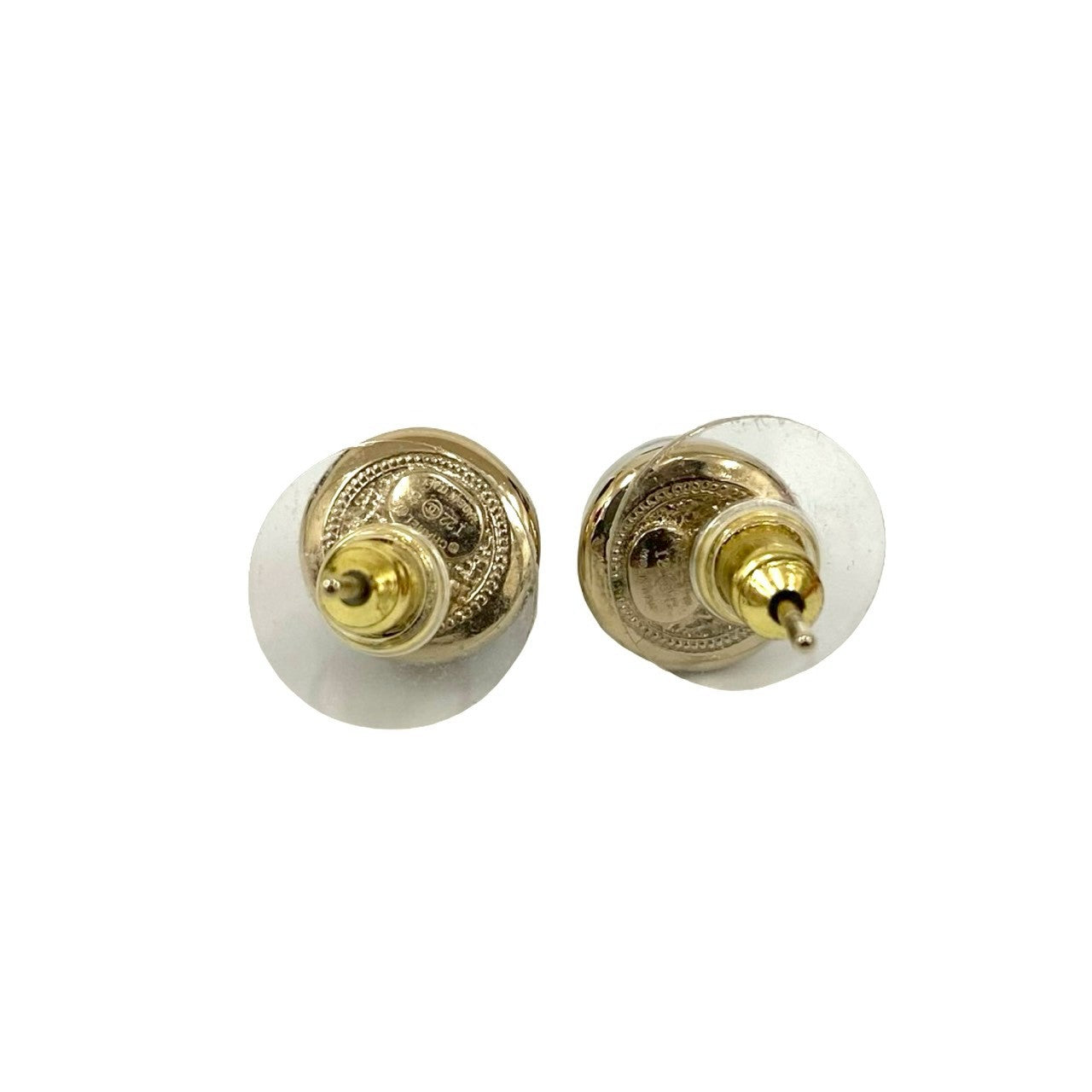 Chanel Coco Mark Faux Pearl Earrings