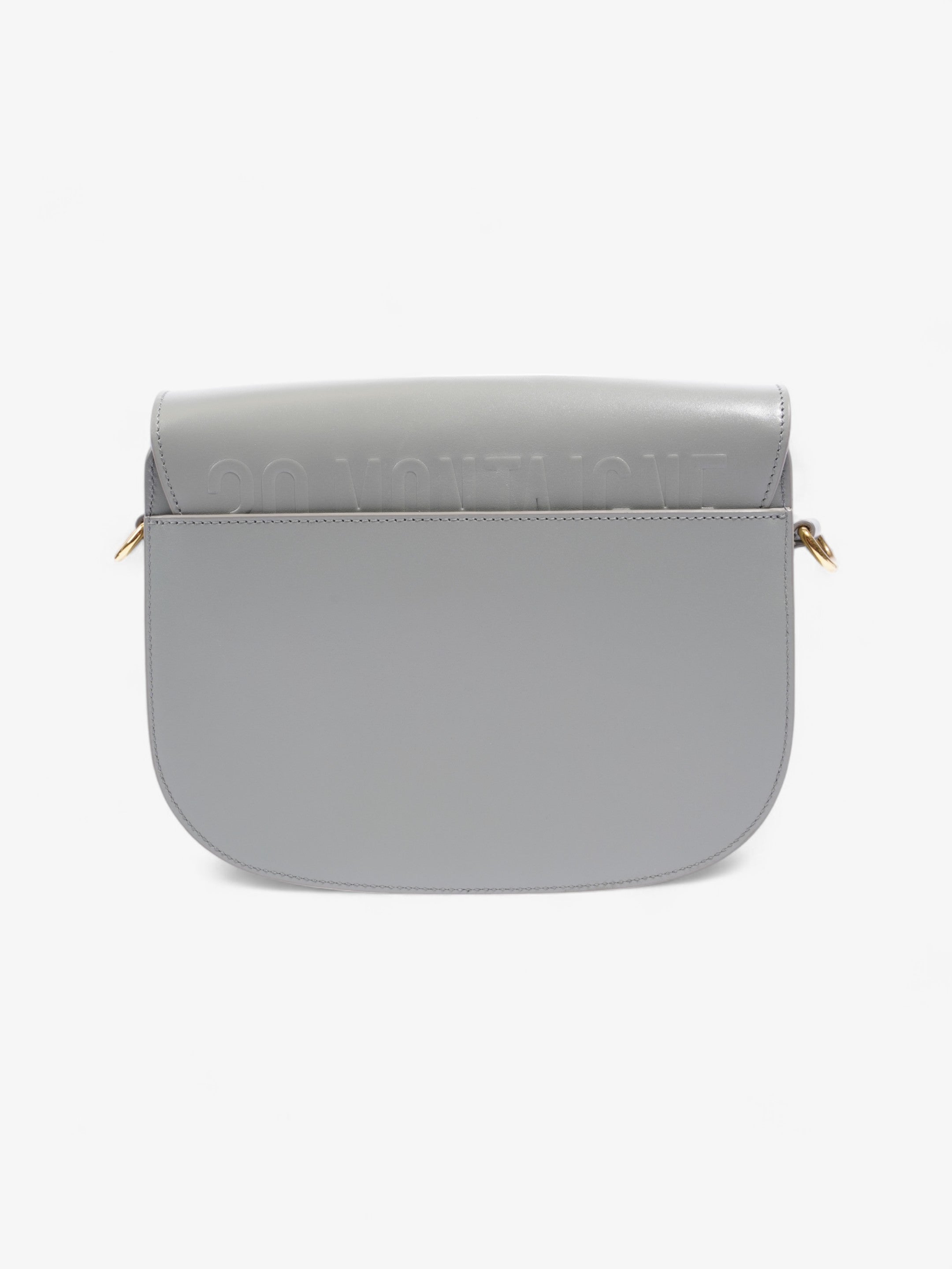 Christian Dior Bobby Grey Calfskin Leather Medium