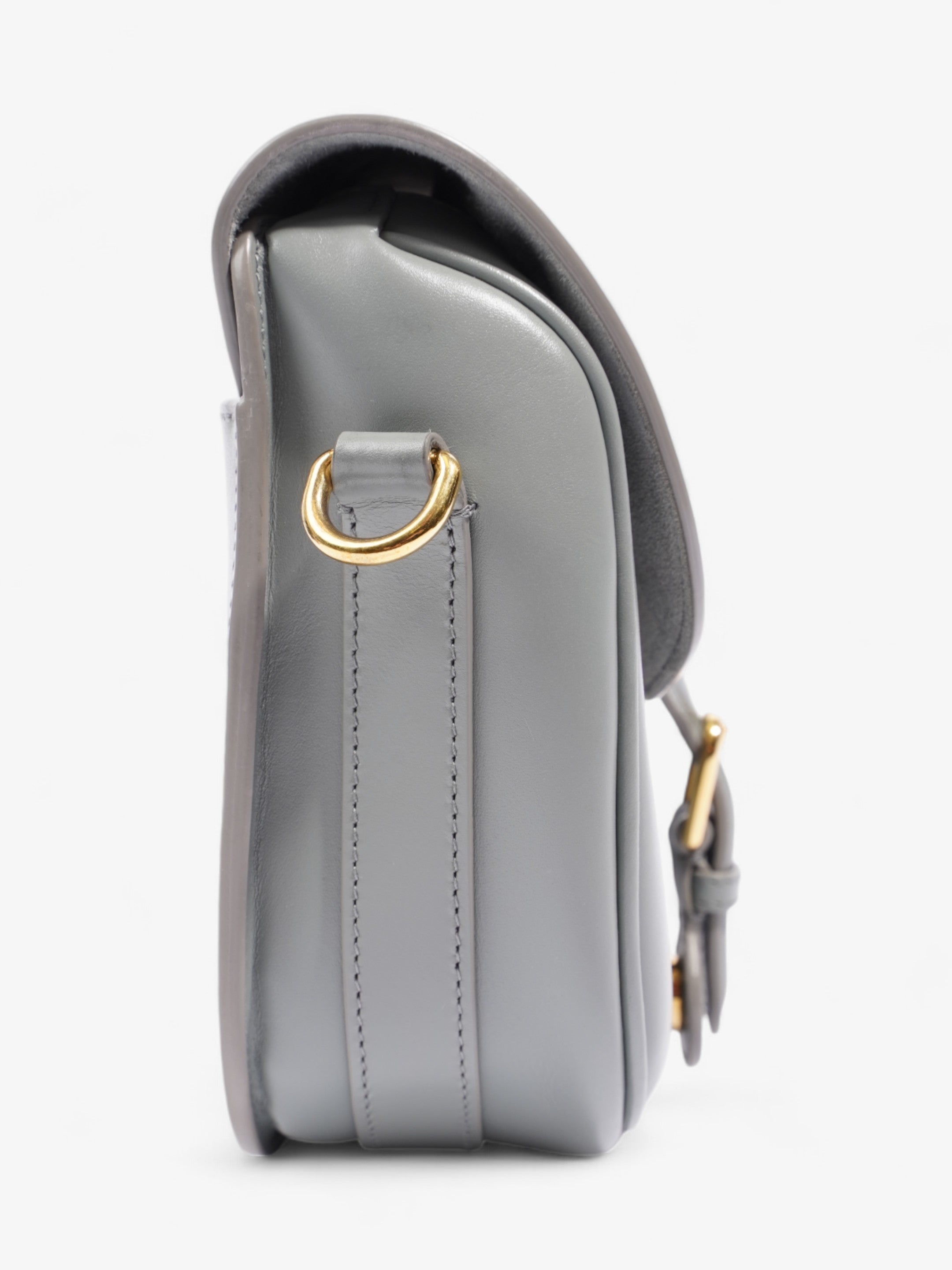 Christian Dior Bobby Grey Calfskin Leather Medium