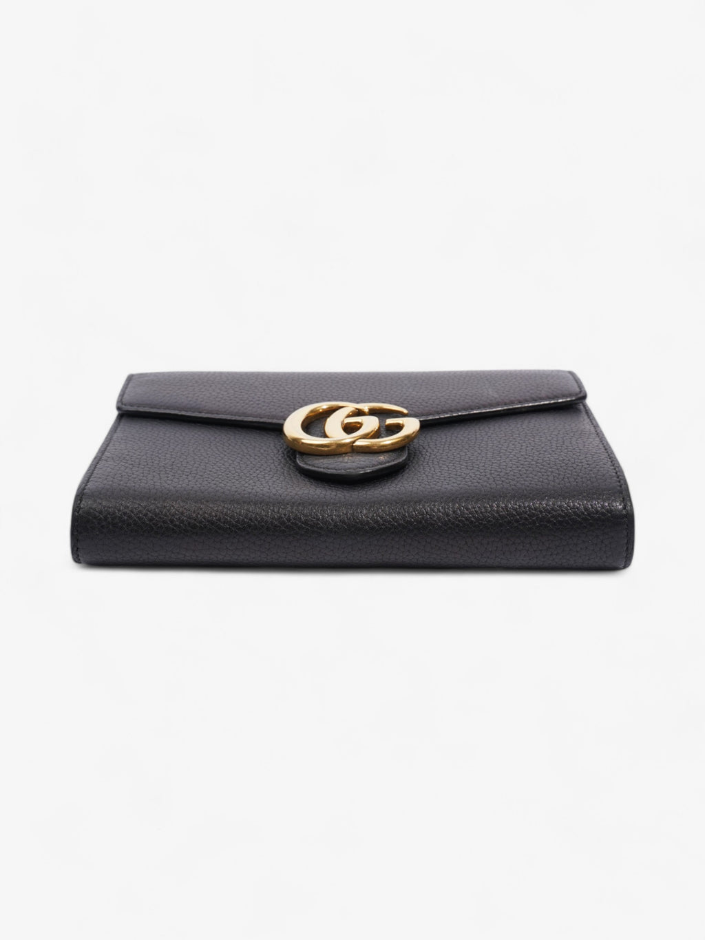 Gucci GG Marmont Chain Wallet Black Leather