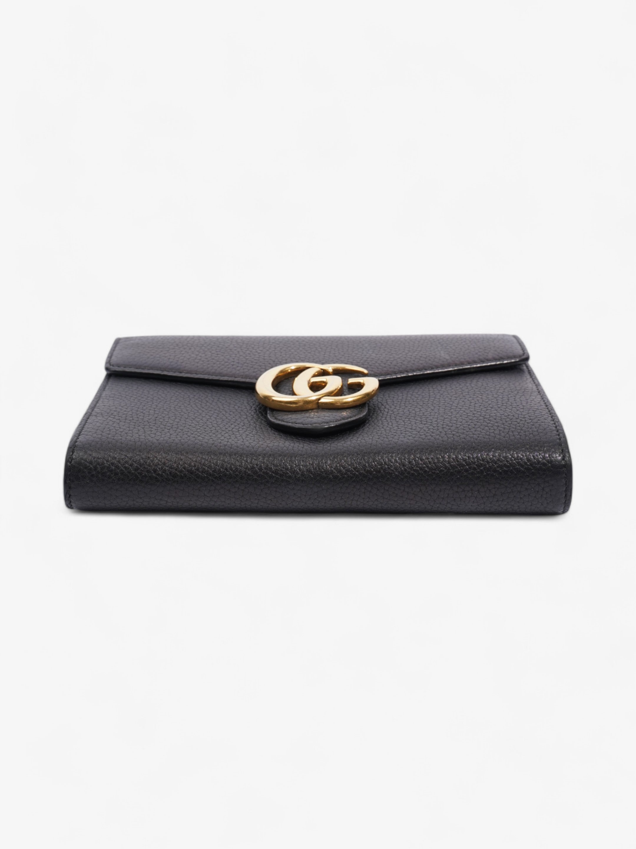 Gucci GG Marmont Chain Wallet Black Leather